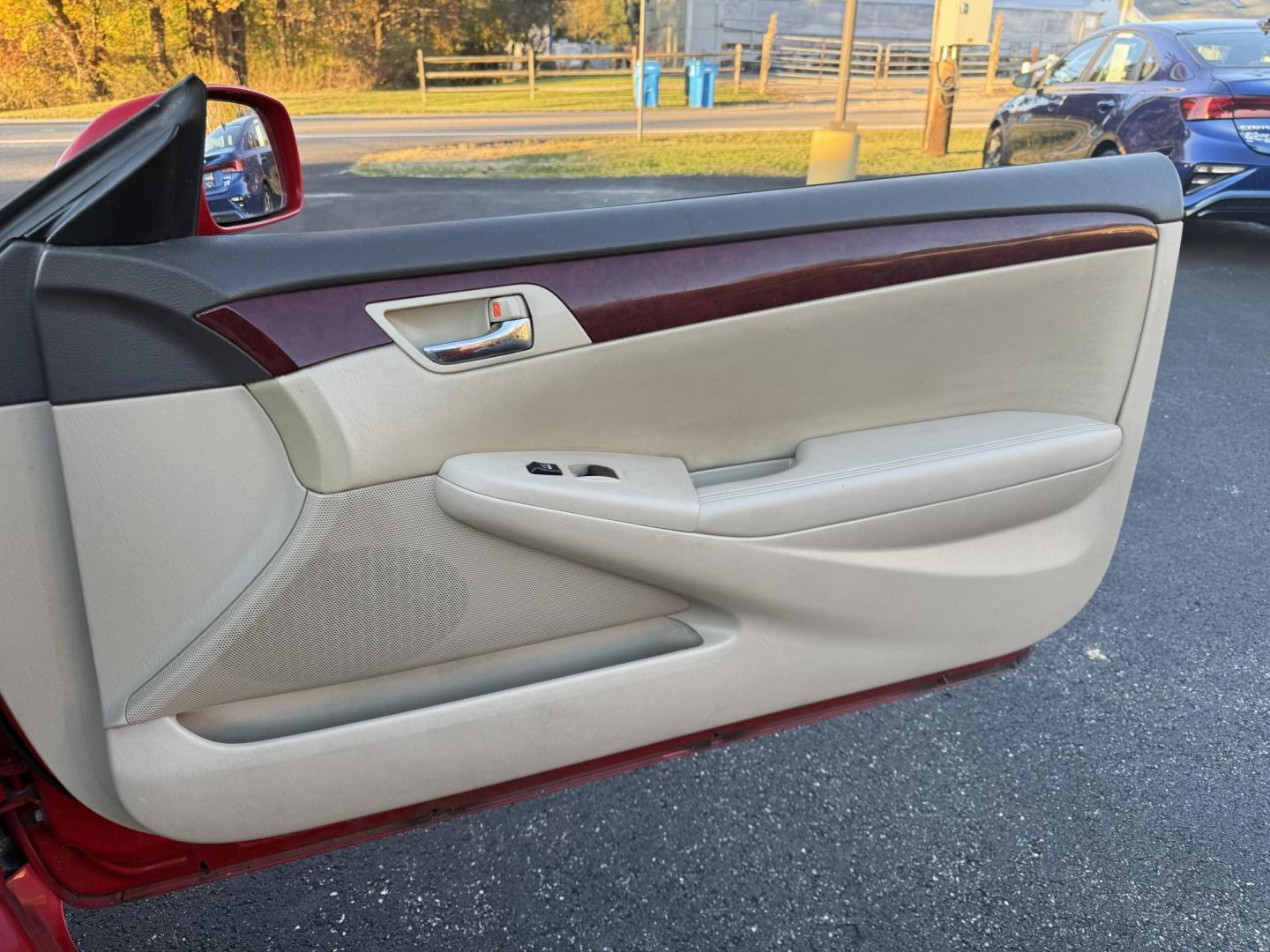 2005 Red /Tan Toyota Camry Solara XSE Convertible (4T1FA38P05U) with an 3.3L V6 DOHC 24V engine, Automatic transmission, located at 11115 Chardon Rd. , Chardon, OH, 44024, (440) 214-9705, 41.580246, -81.241943 - 2005 Toyota Camry Solara XSE – Stylish, Fun, and Loaded with Premium Features Turn heads in this sleek 2005 Toyota Camry Solara XSE. Powered by a smooth 3.3L V6 engine paired with a 5-speed automatic transmission, this sporty convertible offers a thrilling drive with the convenience of a power - Photo#37