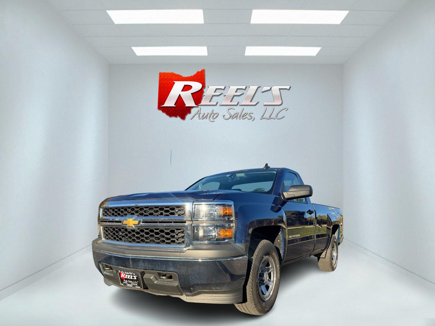 2015 Blue /Black Chevrolet Silverado 1500 LS Long Box 4WD (1GCNKPEC1FZ) with an 5.3L V8 engine, Automatic transmission, located at 547 E. Main St., Orwell, OH, 44076, (440) 437-5893, 41.535435, -80.847855 - 2015 Chevrolet Silverado 1500 LS Regular Cab Long Bed 4WD – Built for Work, Ready for Anything Tackle any job with confidence in this 2015 Chevrolet Silverado 1500 LS Regular Cab Long Bed 4WD. Powered by a robust 5.3L EcoTec3 V8 engine and a 6-speed automatic transmission, this truck is enginee - Photo#0