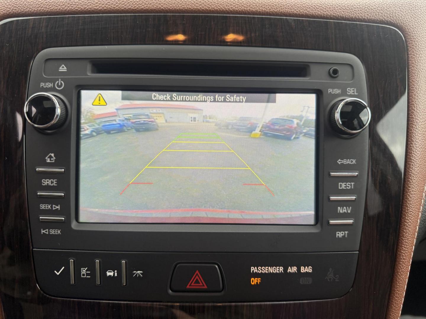 2017 Red /Brown Chevrolet Traverse 2LT AWD (1GNKVHKD3HJ) with an 3.6L V6 DOHC 24V engine, 6A transmission, located at 547 E. Main St., Orwell, OH, 44076, (440) 437-5893, 41.535435, -80.847855 - Photo#29