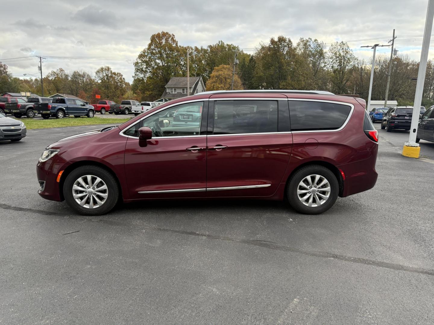 2018 Red /Black Chrysler Pacifica Touring-L Plus (2C4RC1EG7JR) with an 3.6L V6 DOHC 24V engine, Automatic transmission, located at 547 E. Main St., Orwell, OH, 44076, (440) 437-5893, 41.535435, -80.847855 - 2018 Chrysler Pacifica Touring L Plus – Ultimate Family Luxury, Technology, and Versatility Elevate every family adventure in this 2018 Chrysler Pacifica Touring L Plus. Powered by the reliable 3.6L Pentastar V6 engine and a smooth 9-speed automatic transmission, this Pacifica offers up to 28 M - Photo#13