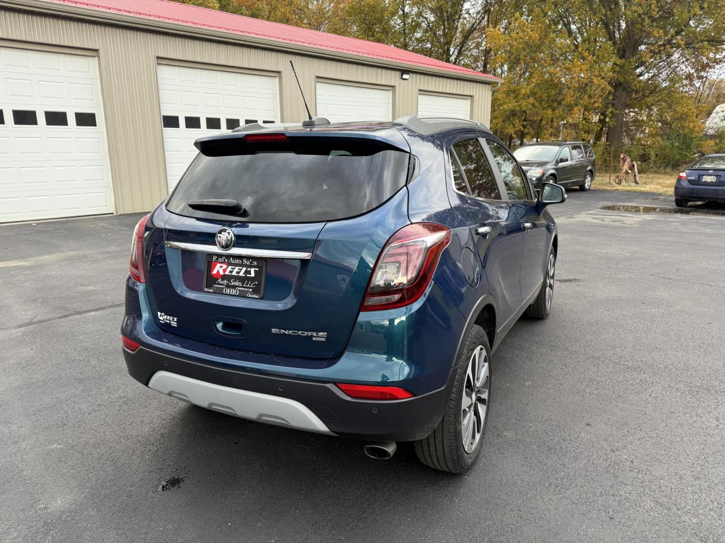 2019 Blue /Tan Buick Encore Essence AWD (KL4CJGSM7KB) with an 1.4L I4 DOHC 16V TURBO engine, Automatic transmission, located at 547 E. Main St., Orwell, OH, 44076, (440) 437-5893, 41.535435, -80.847855 - 2019 Buick Encore Essence AWD – Luxury, Comfort, and Advanced Safety in a Compact SUV Step up to refined driving in this 2019 Buick Encore Essence AWD. Powered by a fuel-efficient 1.4L EcoTec turbocharged engine and 6-speed automatic transmission, this Encore delivers peppy performance and up t - Photo#7