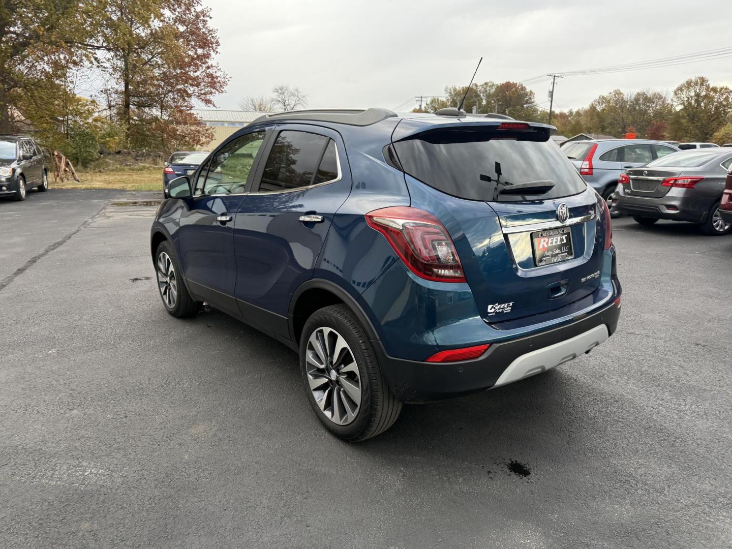 2019 Blue /Tan Buick Encore Essence AWD (KL4CJGSM7KB) with an 1.4L I4 DOHC 16V TURBO engine, Automatic transmission, located at 547 E. Main St., Orwell, OH, 44076, (440) 437-5893, 41.535435, -80.847855 - 2019 Buick Encore Essence AWD – Luxury, Comfort, and Advanced Safety in a Compact SUV Step up to refined driving in this 2019 Buick Encore Essence AWD. Powered by a fuel-efficient 1.4L EcoTec turbocharged engine and 6-speed automatic transmission, this Encore delivers peppy performance and up t - Photo#9