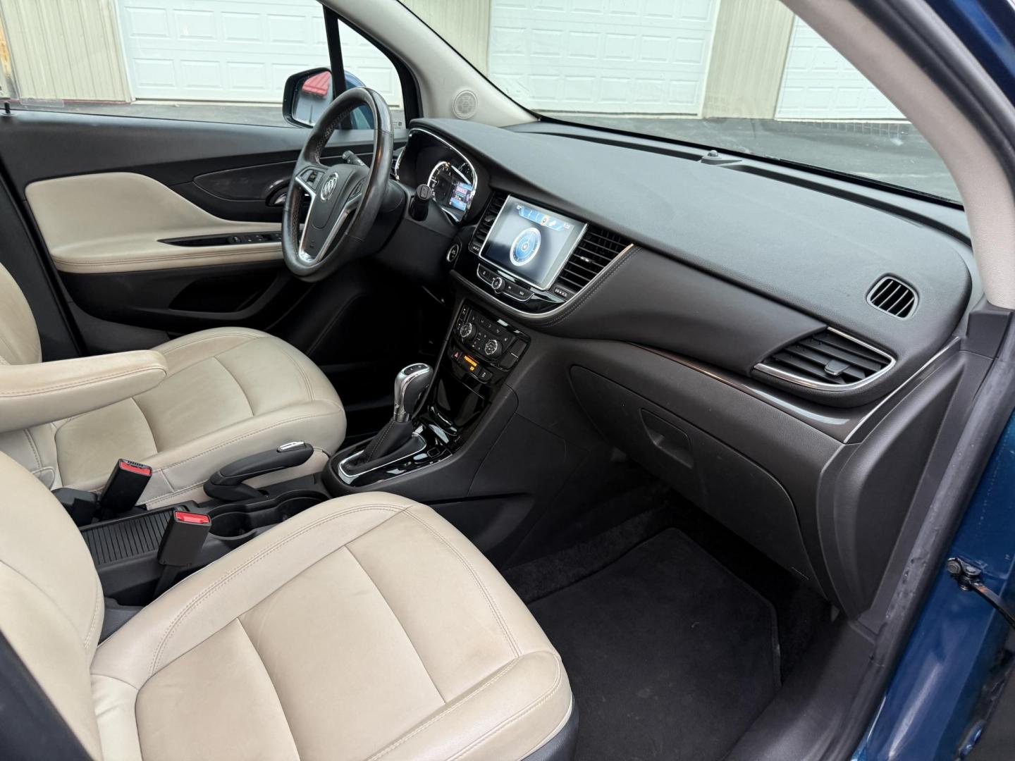 2019 Blue /Tan Buick Encore Essence AWD (KL4CJGSM7KB) with an 1.4L I4 DOHC 16V TURBO engine, Automatic transmission, located at 547 E. Main St., Orwell, OH, 44076, (440) 437-5893, 41.535435, -80.847855 - 2019 Buick Encore Essence AWD – Luxury, Comfort, and Advanced Safety in a Compact SUV Step up to refined driving in this 2019 Buick Encore Essence AWD. Powered by a fuel-efficient 1.4L EcoTec turbocharged engine and 6-speed automatic transmission, this Encore delivers peppy performance and up t - Photo#41