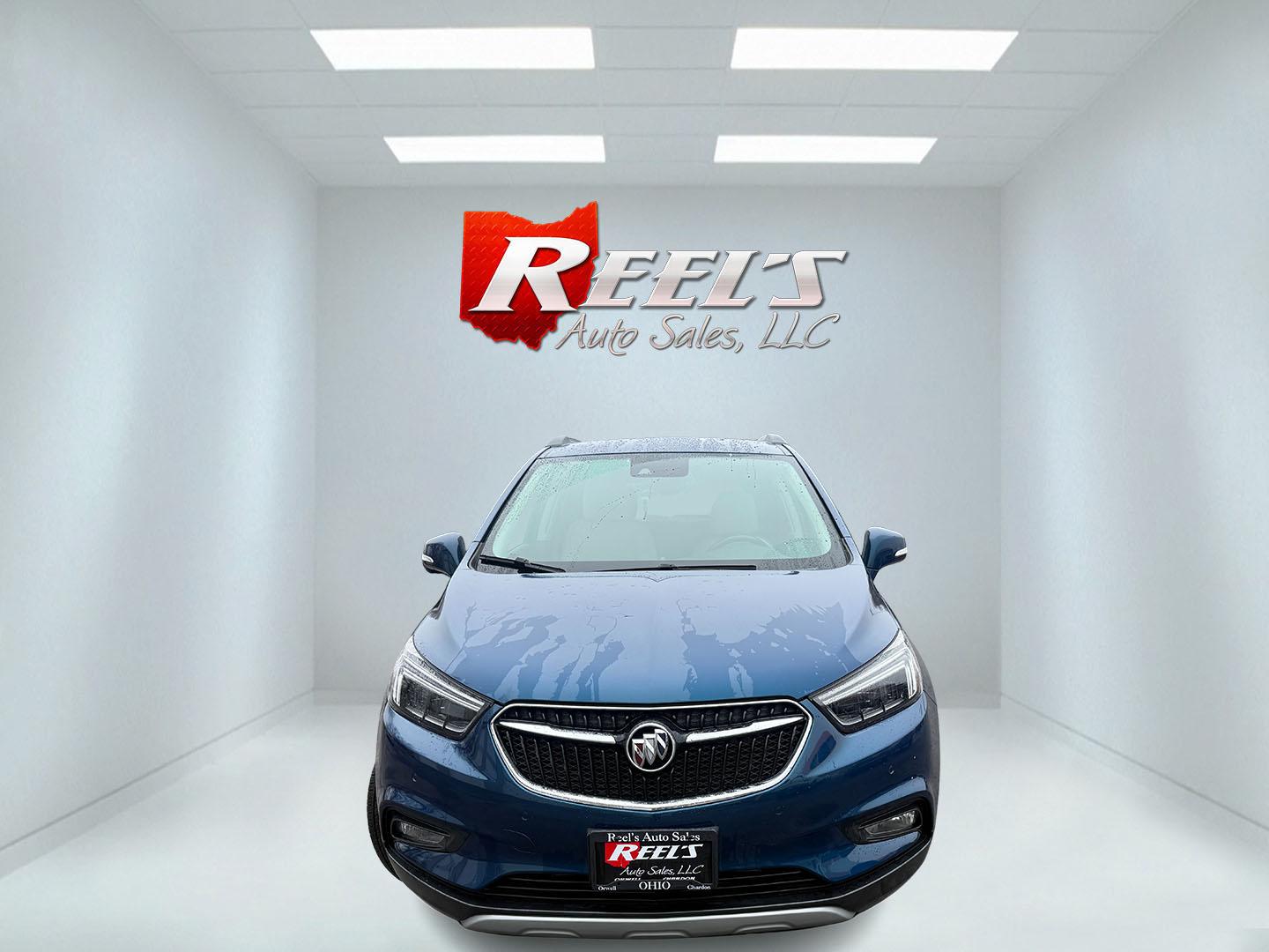 2019 Blue /Tan Buick Encore Essence AWD (KL4CJGSM7KB) with an 1.4L I4 DOHC 16V TURBO engine, Automatic transmission, located at 11115 Chardon Rd. , Chardon, OH, 44024, (440) 214-9705, 41.580246, -81.241943 - 2019 Buick Encore Essence AWD – Turbo Luxury in a Compact Package, Loaded and Ready to Impress! This gorgeous 2019 Buick Encore Essence AWD in striking Deep Azure Metallic is the perfect upscale crossover that delivers premium vibes without the premium price tag! The peppy 1.4L Turbocharged EcoTe - Photo#1