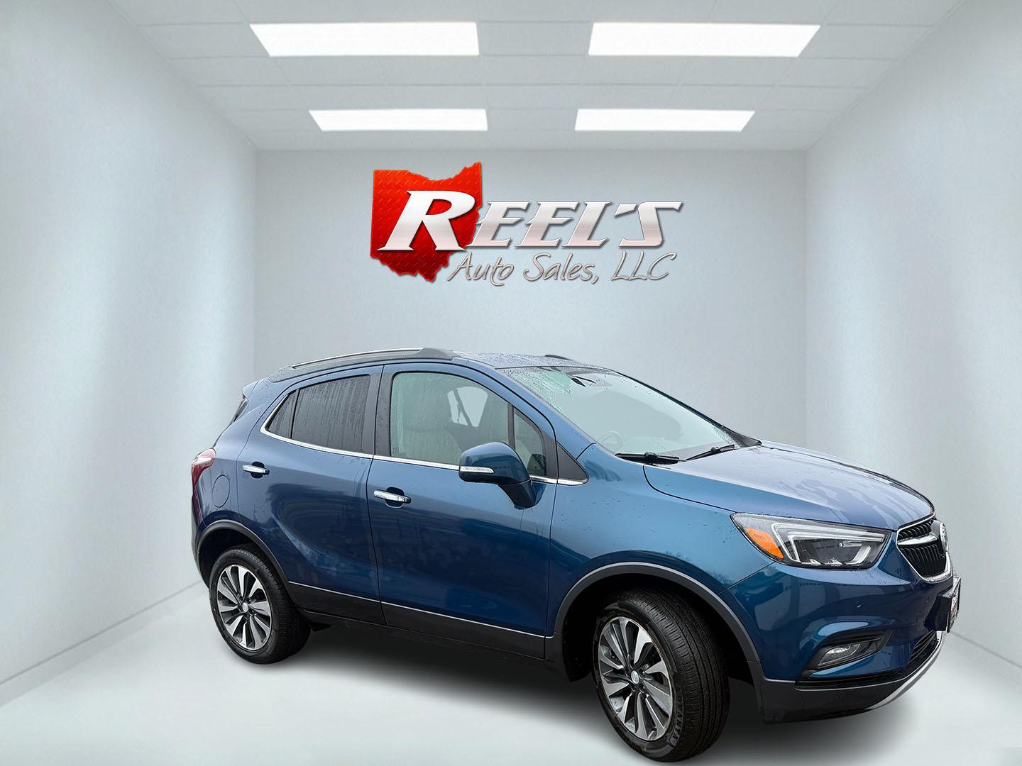 2019 Blue /Tan Buick Encore Essence AWD (KL4CJGSM7KB) with an 1.4L I4 DOHC 16V TURBO engine, Automatic transmission, located at 11115 Chardon Rd. , Chardon, OH, 44024, (440) 214-9705, 41.580246, -81.241943 - 2019 Buick Encore Essence AWD – Turbo Luxury in a Compact Package, Loaded and Ready to Impress! This gorgeous 2019 Buick Encore Essence AWD in striking Deep Azure Metallic is the perfect upscale crossover that delivers premium vibes without the premium price tag! The peppy 1.4L Turbocharged EcoTe - Photo#3