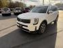 2020 White /Black Kia Telluride S AWD (5XYP6DHC4LG) with an 3.8L V6 DOHC 24V engine, Automatic transmission, located at 547 E. Main St., Orwell, OH, 44076, (440) 437-5893, 41.535435, -80.847855 - 2020 Kia Telluride S AWD – Luxury, Safety, and Power in a Stylish SUV Experience the perfect combination of upscale comfort, advanced safety, and rugged capability in this 2020 Kia Telluride S AWD. Powered by a smooth 3.8L GDI V6 engine and an 8-speed automatic transmission, this SUV delivers c - Photo#0
