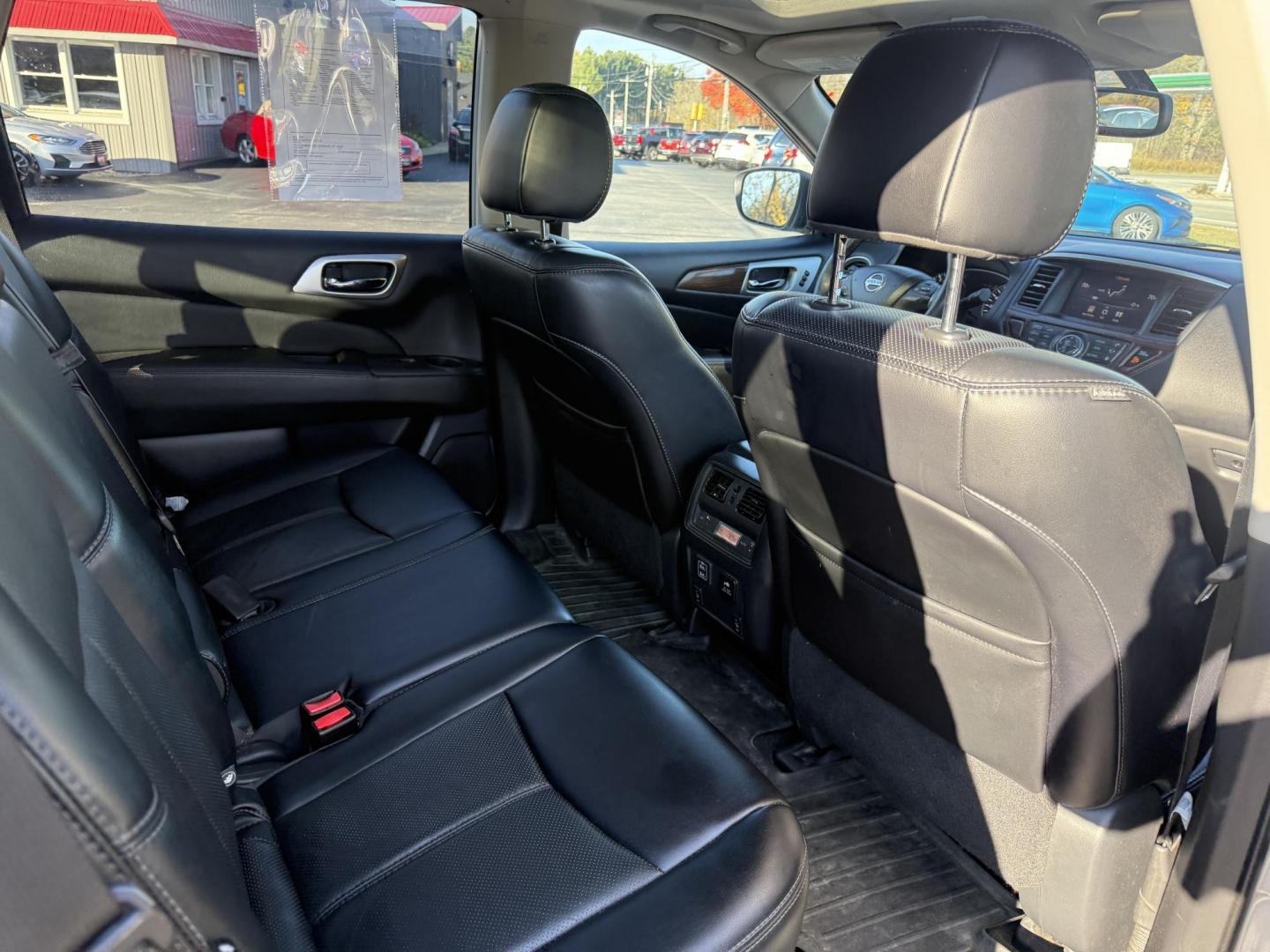 2018 Silver /Black Nissan Pathfinder Platinum 4WD (5N1DR2MM5JC) with an 3.5L V6 DOHC 24V engine, Automatic transmission, located at 547 E. Main St., Orwell, OH, 44076, (440) 437-5893, 41.535435, -80.847855 - 2018 Nissan Pathfinder Platinum 4WD – Luxurious, Capable, and Fully Loaded for Every Adventure Discover the perfect blend of comfort, technology, and power with this 2018 Nissan Pathfinder Platinum 4WD. Equipped with a robust 3.5L V6 engine and a 6,000-pound towing capacity, this SUV is ready t - Photo#48