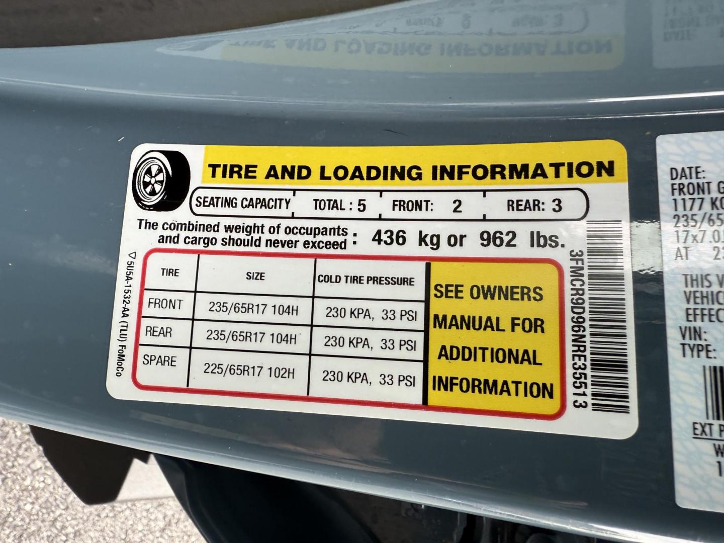 2022 Blue /Black Ford Bronco Sport Badlands (3FMCR9D96NR) with an 2.0L I4 DOHC 16V Turbo engine, Automatic transmission, located at 11115 Chardon Rd. , Chardon, OH, 44024, (440) 214-9705, 41.580246, -81.241943 - 2022 Ford Bronco Sport Badlands 4WD – Adventure-Ready with Cutting-Edge Technology Conquer the outdoors in style and confidence with this 2022 Ford Bronco Sport Badlands. Powered by a lively 2.0L EcoBoost turbocharged I4 engine and an 8-speed automatic transmission, this SUV delivers an impress - Photo#22