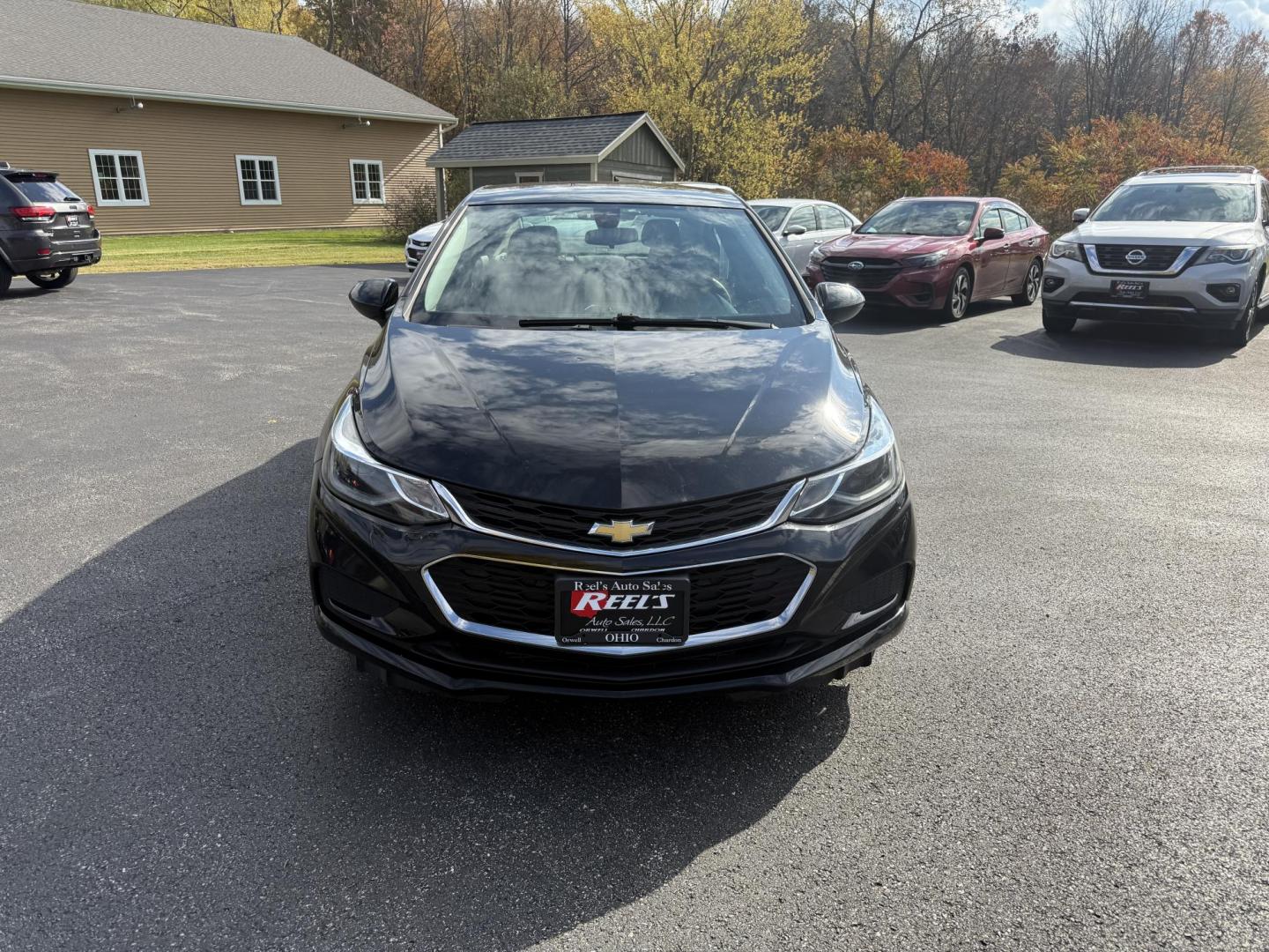 2017 Black /Black Chevrolet Cruze LT Auto (1G1BE5SM6H7) with an 1.4L I4 DOHC 16V TURBO engine, Automatic transmission, located at 11115 Chardon Rd. , Chardon, OH, 44024, (440) 214-9705, 41.580246, -81.241943 - 2017 Chevrolet Cruze LT Auto – Efficient, Stylish, and Tech-Ready Drive with confidence in this 2017 Chevrolet Cruze LT Auto, featuring a turbocharged 1.4L EcoTec engine paired with a smooth 6-speed automatic transmission. Enjoy impressive fuel efficiency with up to 34 MPG combined and 40 MPG h - Photo#1