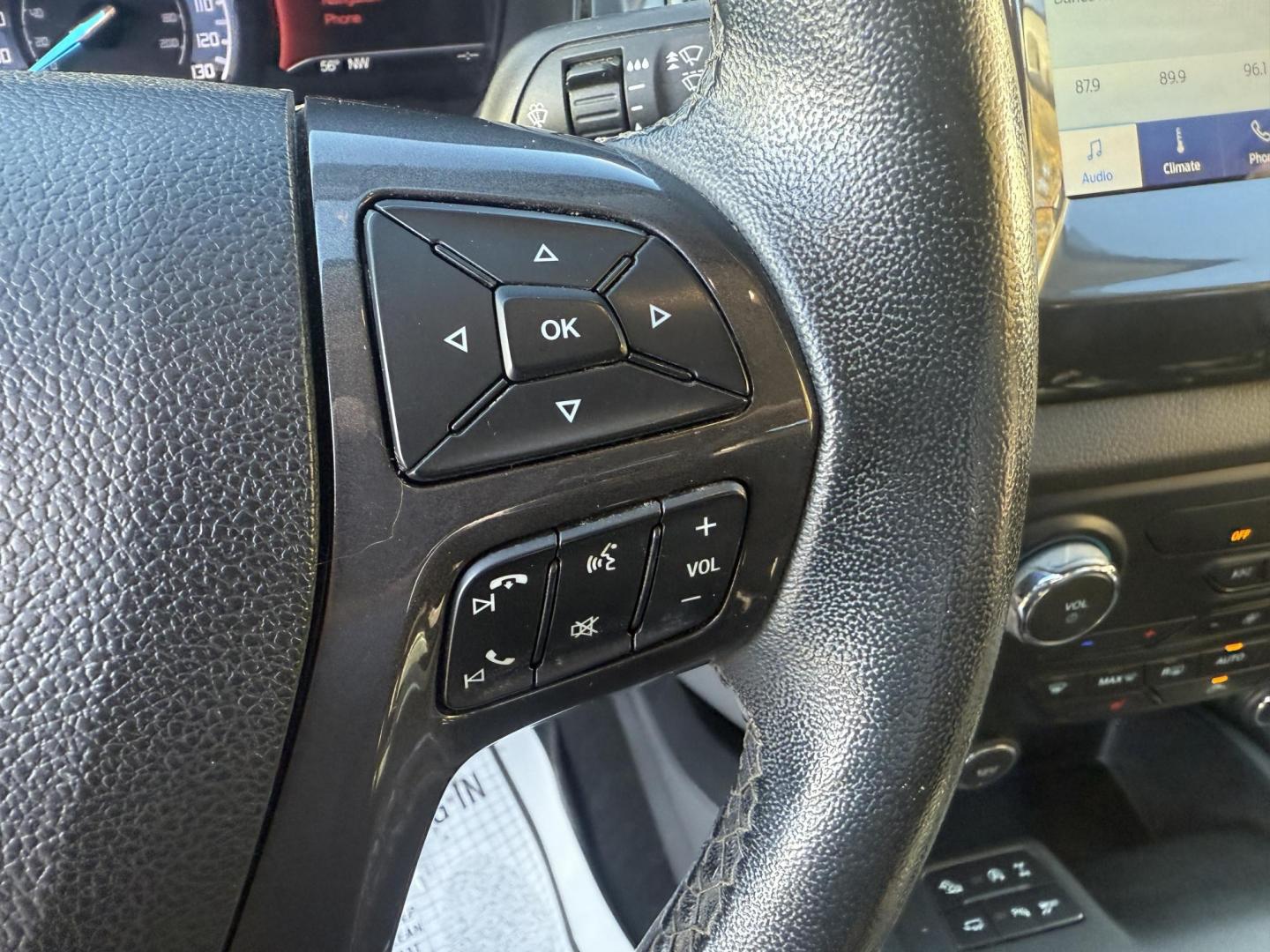 2021 Gray /Black Ford Ranger Lariat SuperCrew 4WD (1FTER4FHXML) with an 2.3L I4 DOHC 16V Turbo engine, Automatic transmission, located at 547 E. Main St., Orwell, OH, 44076, (440) 437-5893, 41.535435, -80.847855 - One Owner – 2021 Ford Ranger Lariat Crew Cab – Off-Road Capability Meets Modern Luxury Tackle every journey in comfort and style with this 2021 Ford Ranger Lariat Crew Cab. Powered by a turbocharged 2.3L EcoBoost engine and a 10-speed automatic transmission, this truck delivers efficient powe - Photo#26