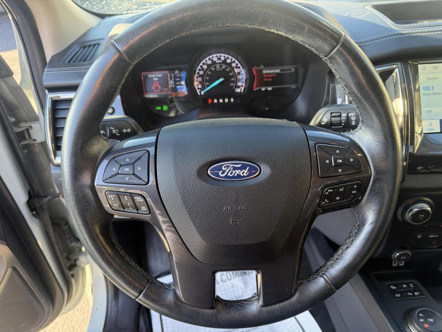 2021 Gray /Black Ford Ranger Lariat SuperCrew 4WD (1FTER4FHXML) with an 2.3L I4 DOHC 16V Turbo engine, Automatic transmission, located at 547 E. Main St., Orwell, OH, 44076, (440) 437-5893, 41.535435, -80.847855 - One Owner – 2021 Ford Ranger Lariat Crew Cab – Off-Road Capability Meets Modern Luxury Tackle every journey in comfort and style with this 2021 Ford Ranger Lariat Crew Cab. Powered by a turbocharged 2.3L EcoBoost engine and a 10-speed automatic transmission, this truck delivers efficient powe - Photo#27