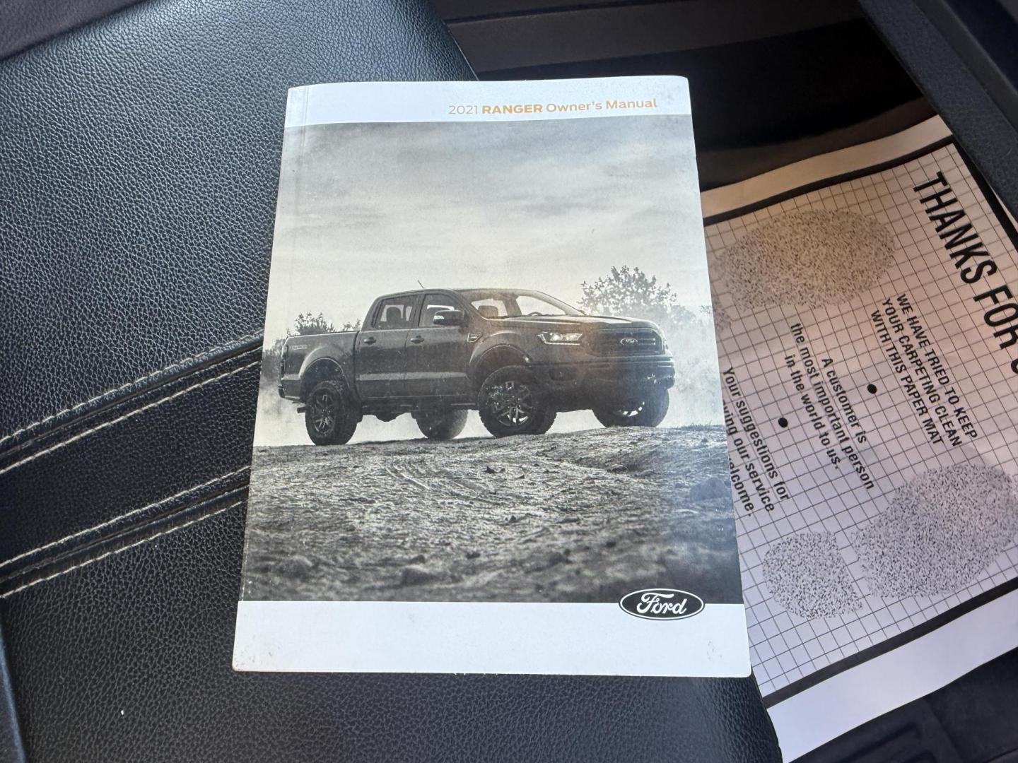 2021 Gray /Black Ford Ranger Lariat SuperCrew 4WD (1FTER4FHXML) with an 2.3L I4 DOHC 16V Turbo engine, Automatic transmission, located at 547 E. Main St., Orwell, OH, 44076, (440) 437-5893, 41.535435, -80.847855 - One Owner – 2021 Ford Ranger Lariat Crew Cab – Off-Road Capability Meets Modern Luxury Tackle every journey in comfort and style with this 2021 Ford Ranger Lariat Crew Cab. Powered by a turbocharged 2.3L EcoBoost engine and a 10-speed automatic transmission, this truck delivers efficient powe - Photo#49