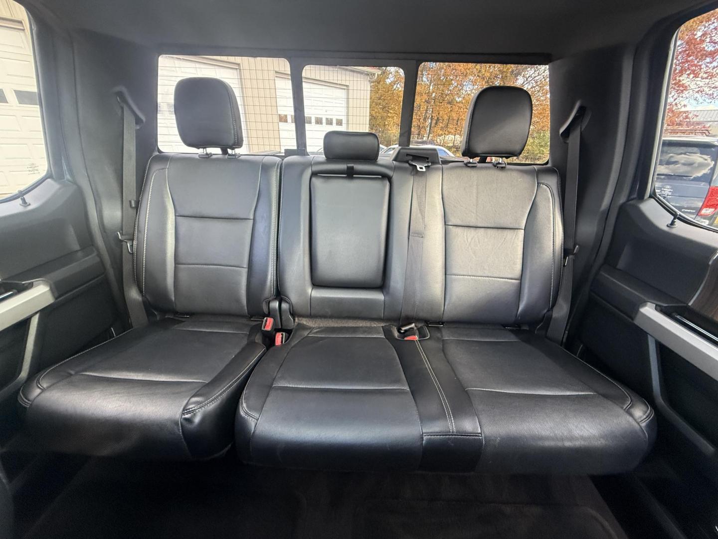 2015 Blue /Black Ford F-150 Lariat SuperCrew 5.5-ft. Bed 4WD (1FTEW1EG2FF) with an 3.5L V6 TWIN TURBO engine, 6-Speed Automatic transmission, located at 547 E. Main St., Orwell, OH, 44076, (440) 437-5893, 41.535435, -80.847855 - 2015 Ford F-150 Lariat Crew Cab – Power, Luxury, and Advanced Capability Experience top-tier performance and premium comfort with this 2015 Ford F-150 Lariat Crew Cab. Under the hood, the powerful 3.5L Twin Turbo EcoBoost engine delivers an impressive 365 horsepower and 420 lb-ft of torque, pai - Photo#44