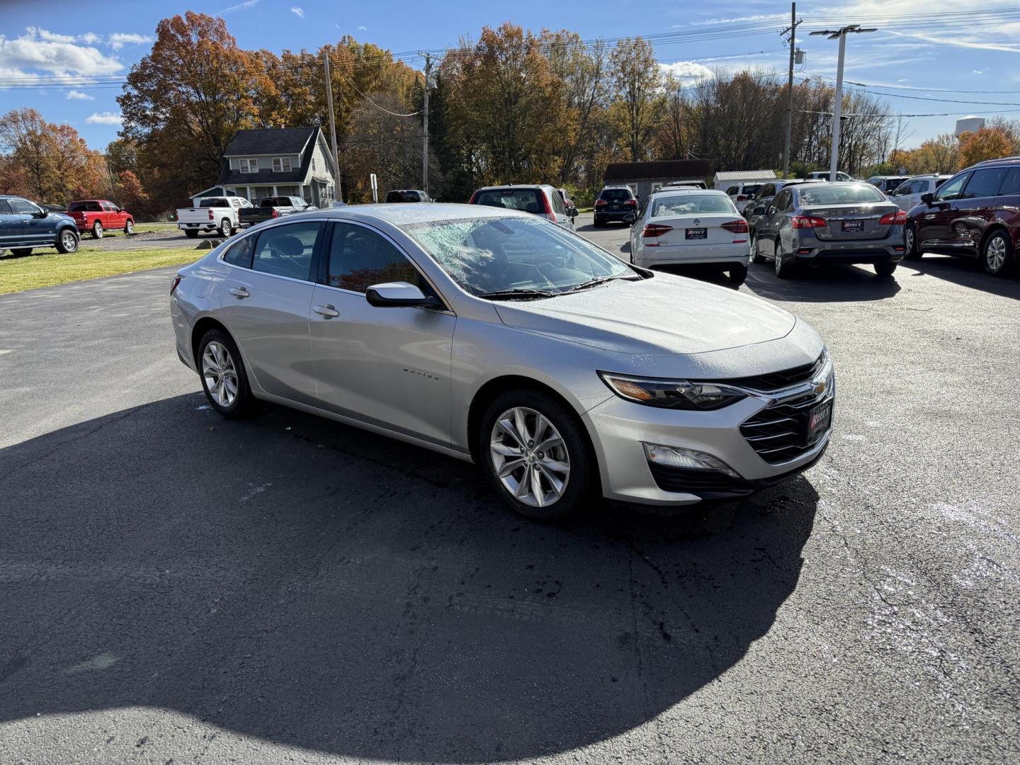 2019 Silver /Black Chevrolet Malibu LT (1G1ZD5ST6KF) with an 1.5L I4 DOHC 16V Turbo engine, Automatic transmission, located at 547 E. Main St., Orwell, OH, 44076, (440) 437-5893, 41.535435, -80.847855 - ONE OWNER – 2019 Chevrolet Malibu LT – Modern Efficiency, Comfort, and Advanced Technology – Brand New Tires Upgrade your daily drive with this 2019 Chevrolet Malibu LT. Powered by a fuel-efficient 1.5L Turbocharged EcoTec engine, this sedan delivers an impressive 36 MPG highway and 32 MPG - Photo#2