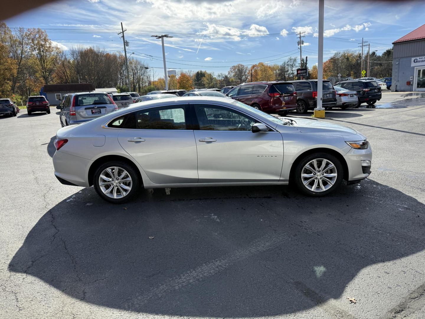 2019 Silver /Black Chevrolet Malibu LT (1G1ZD5ST6KF) with an 1.5L I4 DOHC 16V Turbo engine, Automatic transmission, located at 547 E. Main St., Orwell, OH, 44076, (440) 437-5893, 41.535435, -80.847855 - ONE OWNER – 2019 Chevrolet Malibu LT – Modern Efficiency, Comfort, and Advanced Technology – Brand New Tires Upgrade your daily drive with this 2019 Chevrolet Malibu LT. Powered by a fuel-efficient 1.5L Turbocharged EcoTec engine, this sedan delivers an impressive 36 MPG highway and 32 MPG - Photo#5