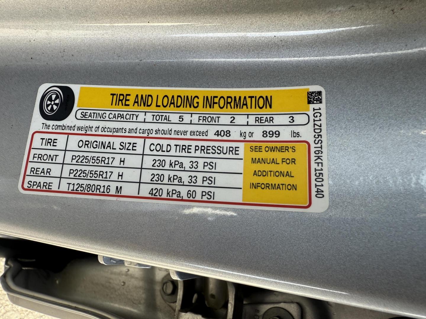 2019 Silver /Black Chevrolet Malibu LT (1G1ZD5ST6KF) with an 1.5L I4 DOHC 16V Turbo engine, Automatic transmission, located at 547 E. Main St., Orwell, OH, 44076, (440) 437-5893, 41.535435, -80.847855 - ONE OWNER – 2019 Chevrolet Malibu LT – Modern Efficiency, Comfort, and Advanced Technology – Brand New Tires Upgrade your daily drive with this 2019 Chevrolet Malibu LT. Powered by a fuel-efficient 1.5L Turbocharged EcoTec engine, this sedan delivers an impressive 36 MPG highway and 32 MPG - Photo#19