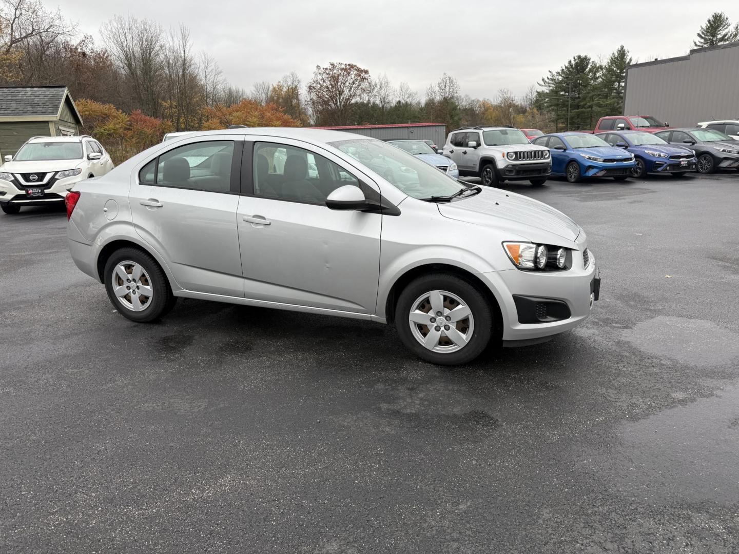 2016 Silver /Gray Chevrolet Sonic LS Auto Sedan (1G1JA5SG7G4) with an 1.8L I4 DOHC 24V engine, Automatic transmission, located at 11115 Chardon Rd. , Chardon, OH, 44024, (440) 214-9705, 41.580246, -81.241943 - One Owner – 2016 Chevrolet Sonic LS Sedan – Efficient, Stylish, and Ready to Drive Discover the perfect balance of economy and style with this 2016 Chevrolet Sonic LS Sedan. Powered by a reliable 1.8L I4 EcoTec engine and paired with a smooth 6-speed automatic transmission, this compact sedan - Photo#3