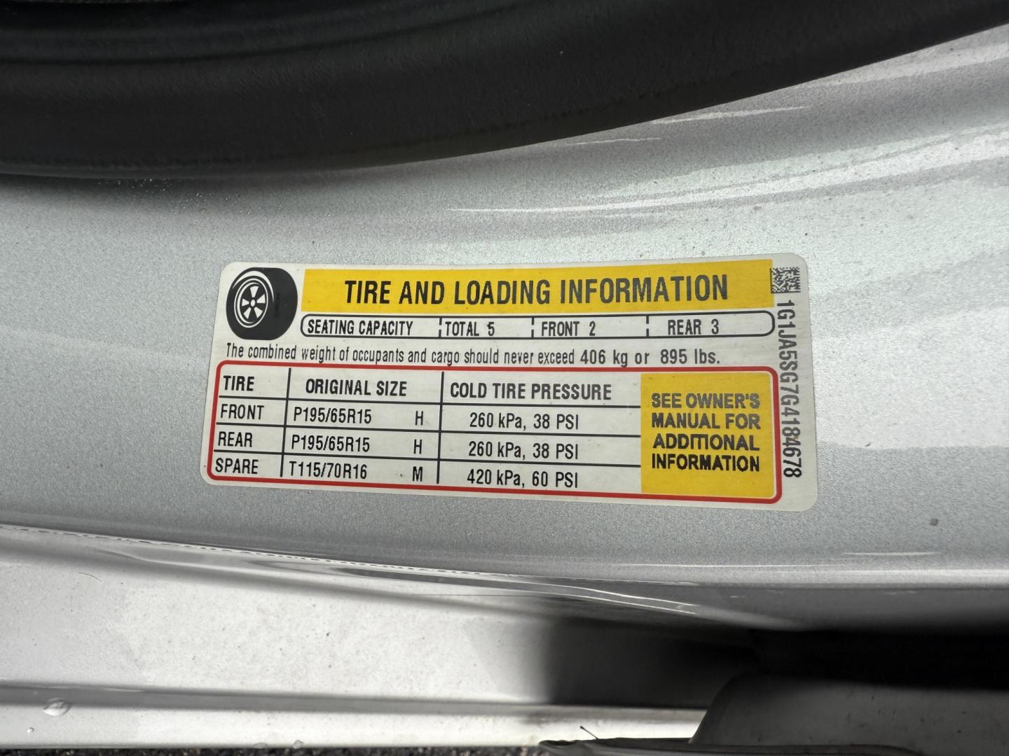 2016 Silver /Gray Chevrolet Sonic LS Auto Sedan (1G1JA5SG7G4) with an 1.8L I4 DOHC 24V engine, Automatic transmission, located at 11115 Chardon Rd. , Chardon, OH, 44024, (440) 214-9705, 41.580246, -81.241943 - One Owner – 2016 Chevrolet Sonic LS Sedan – Efficient, Stylish, and Ready to Drive Discover the perfect balance of economy and style with this 2016 Chevrolet Sonic LS Sedan. Powered by a reliable 1.8L I4 EcoTec engine and paired with a smooth 6-speed automatic transmission, this compact sedan - Photo#19