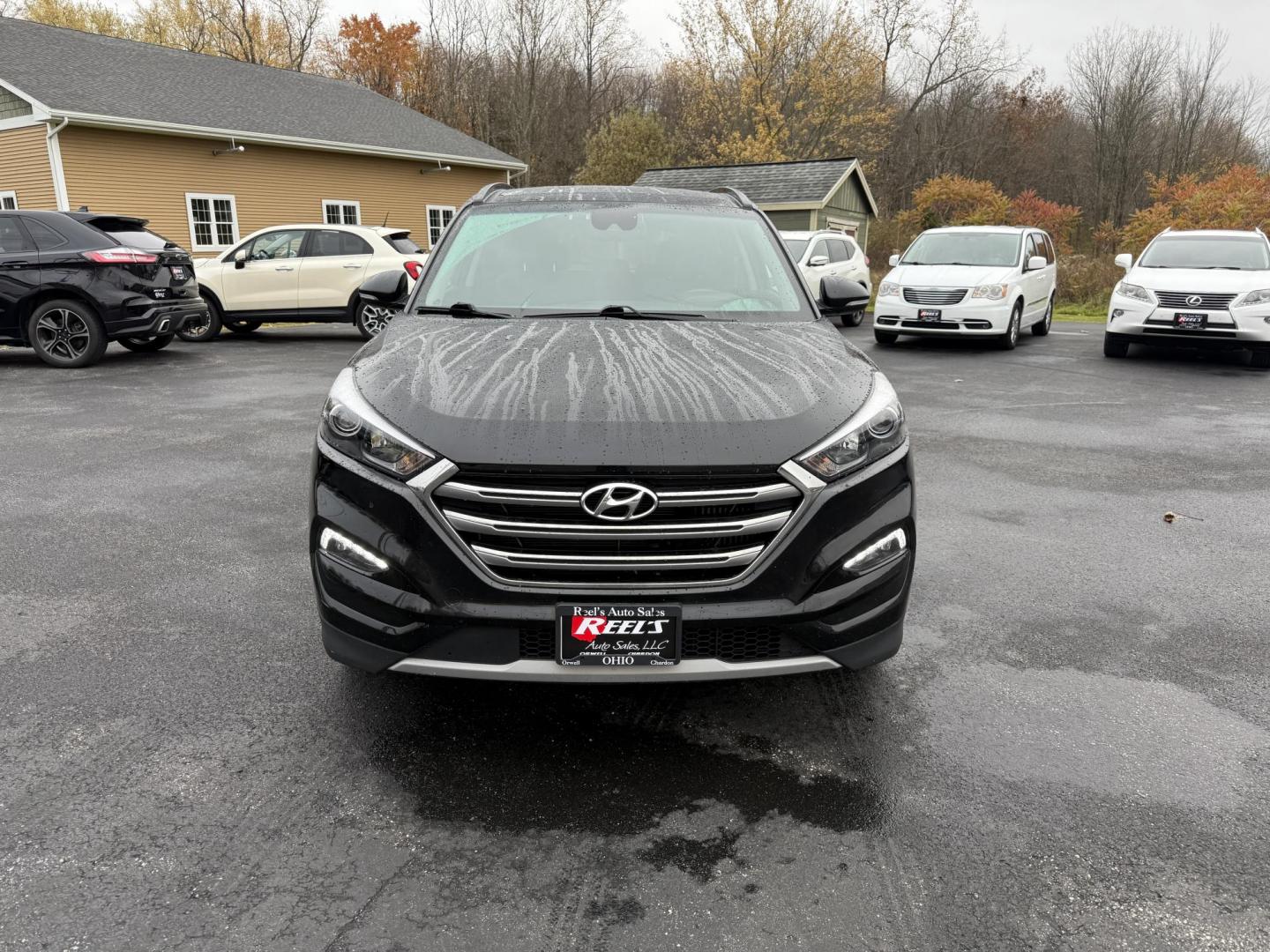 2017 Black /Black Hyundai Tucson Limited Ultimate AWD (KM8J3CA27HU) with an 1.6L I4 DOHC 16V Turbo engine, Automatic transmission, located at 11115 Chardon Rd. , Chardon, OH, 44024, (440) 214-9705, 41.580246, -81.241943 - One Owner – 2017 Hyundai Tucson Limited Ultimate AWD – Luxury, Technology, and All-Weather Confidence Elevate your driving experience with this 2017 Hyundai Tucson Limited Ultimate AWD, blending sophisticated features, advanced safety, and impressive performance. Powered by a 1.6L Turbocharge - Photo#1