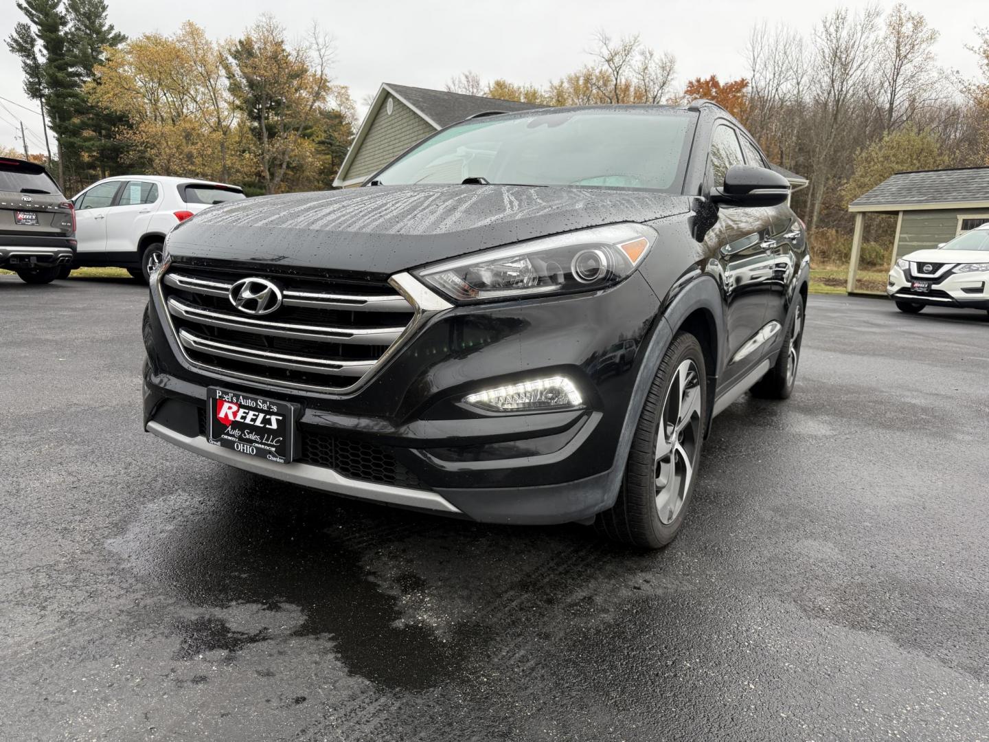 2017 Black /Black Hyundai Tucson Limited Ultimate AWD (KM8J3CA27HU) with an 1.6L I4 DOHC 16V Turbo engine, Automatic transmission, located at 11115 Chardon Rd. , Chardon, OH, 44024, (440) 214-9705, 41.580246, -81.241943 - One Owner – 2017 Hyundai Tucson Limited Ultimate AWD – Luxury, Technology, and All-Weather Confidence Elevate your driving experience with this 2017 Hyundai Tucson Limited Ultimate AWD, blending sophisticated features, advanced safety, and impressive performance. Powered by a 1.6L Turbocharge - Photo#0