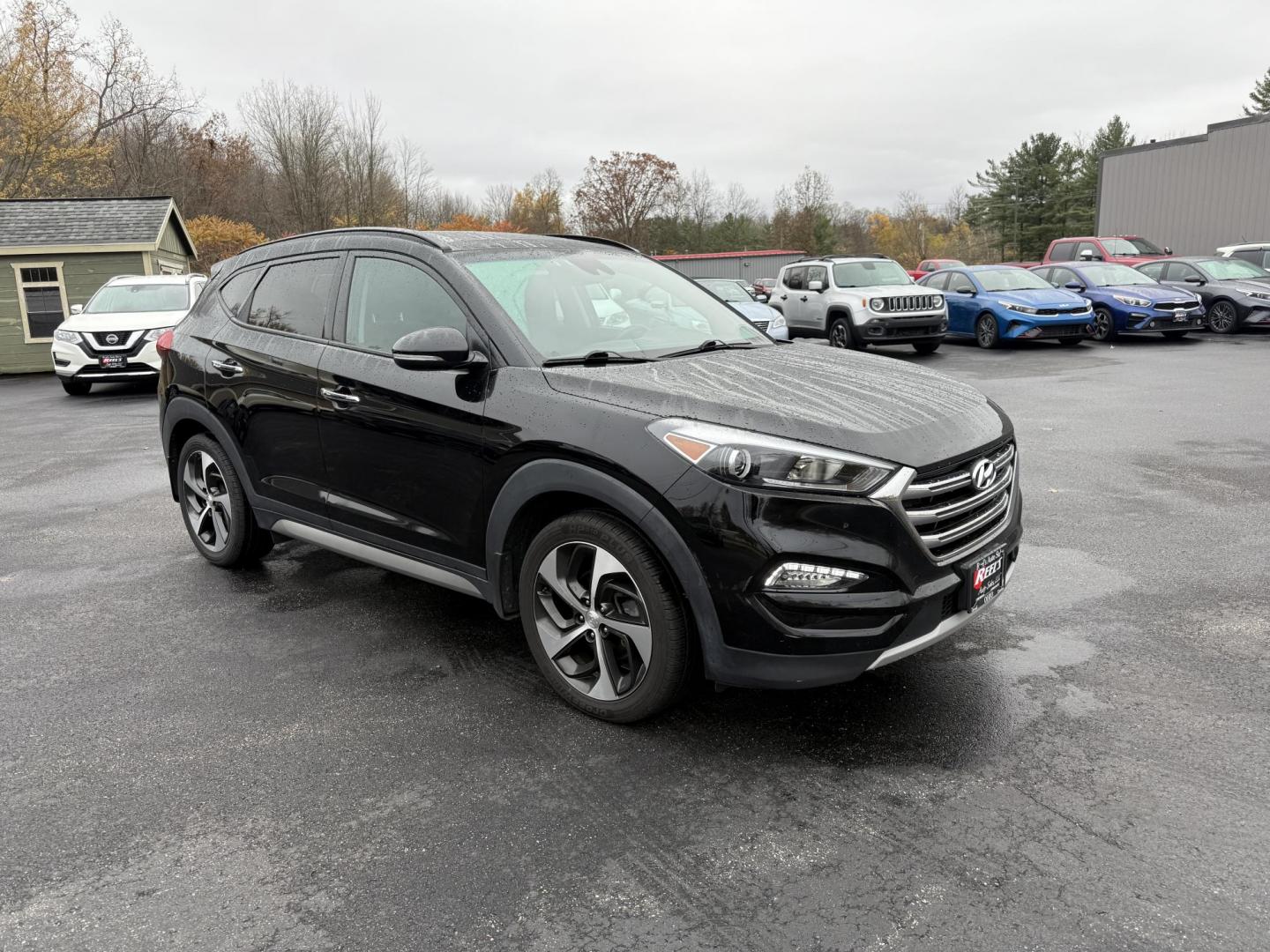 2017 Black /Black Hyundai Tucson Limited Ultimate AWD (KM8J3CA27HU) with an 1.6L I4 DOHC 16V Turbo engine, Automatic transmission, located at 11115 Chardon Rd. , Chardon, OH, 44024, (440) 214-9705, 41.580246, -81.241943 - One Owner – 2017 Hyundai Tucson Limited Ultimate AWD – Luxury, Technology, and All-Weather Confidence Elevate your driving experience with this 2017 Hyundai Tucson Limited Ultimate AWD, blending sophisticated features, advanced safety, and impressive performance. Powered by a 1.6L Turbocharge - Photo#2