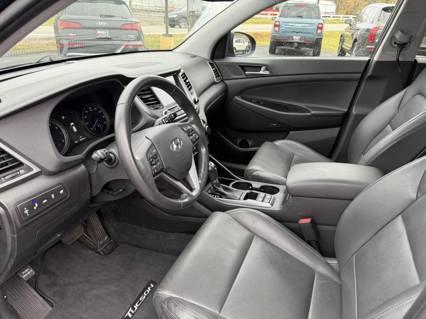 2017 Black /Black Hyundai Tucson Limited Ultimate AWD (KM8J3CA27HU) with an 1.6L I4 DOHC 16V Turbo engine, Automatic transmission, located at 11115 Chardon Rd. , Chardon, OH, 44024, (440) 214-9705, 41.580246, -81.241943 - One Owner – 2017 Hyundai Tucson Limited Ultimate AWD – Luxury, Technology, and All-Weather Confidence Elevate your driving experience with this 2017 Hyundai Tucson Limited Ultimate AWD, blending sophisticated features, advanced safety, and impressive performance. Powered by a 1.6L Turbocharge - Photo#15