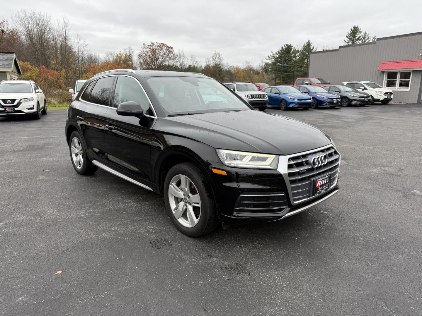 2018 Black /Black Audi Q5 2.0T Premium Plus quattro (WA1BNAFYXJ2) with an 2.0L I4 DOHC 16V Turbo engine, Automatic transmission, located at 11115 Chardon Rd. , Chardon, OH, 44024, (440) 214-9705, 41.580246, -81.241943 - One Owner – 2018 Audi Q5 Premium Plus – Luxury, Performance, and Technology in Perfect Harmony Experience the ultimate in luxury and versatility with this 2018 Audi Q5 Premium Plus. Powered by a spirited 2.0L Turbocharged I4 engine and equipped with Audi’s renowned Quattro all-wheel drive s - Photo#2
