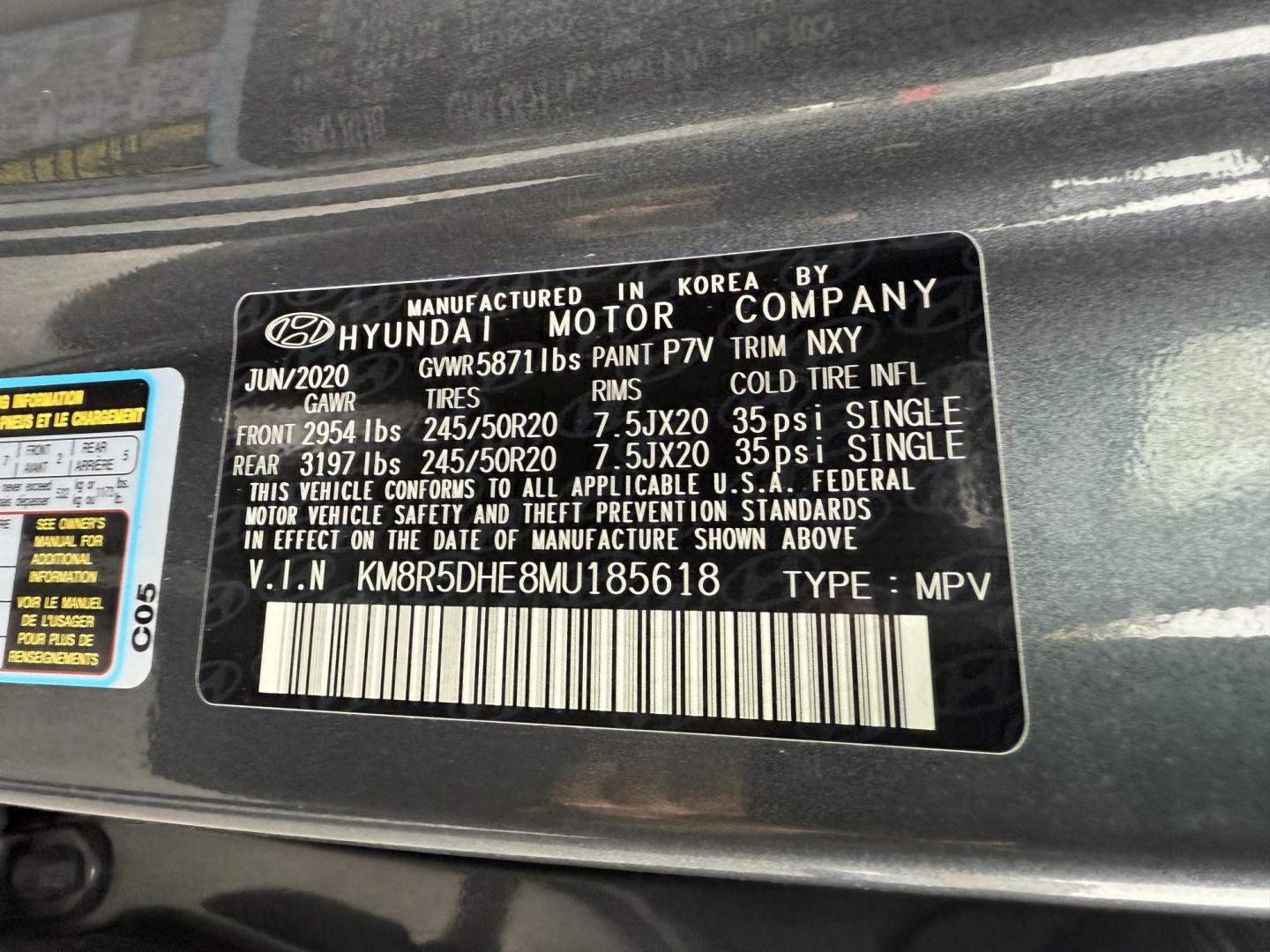 2021 Gray /Black Hyundai Palisade Limited AWD (KM8R5DHE8MU) with an 3.8L V6 DOHC 24V engine, Automatic transmission, located at 11115 Chardon Rd. , Chardon, OH, 44024, (440) 214-9705, 41.580246, -81.241943 - 2021 Hyundai Palisade Limited AWD – Luxury, Technology, and Family-Ready Performance Elevate your driving experience with this 2021 Hyundai Palisade Limited AWD, blending premium comfort, advanced safety, and impressive versatility. Powered by a smooth 3.8L GDI V6 engine paired with an 8-speed - Photo#25