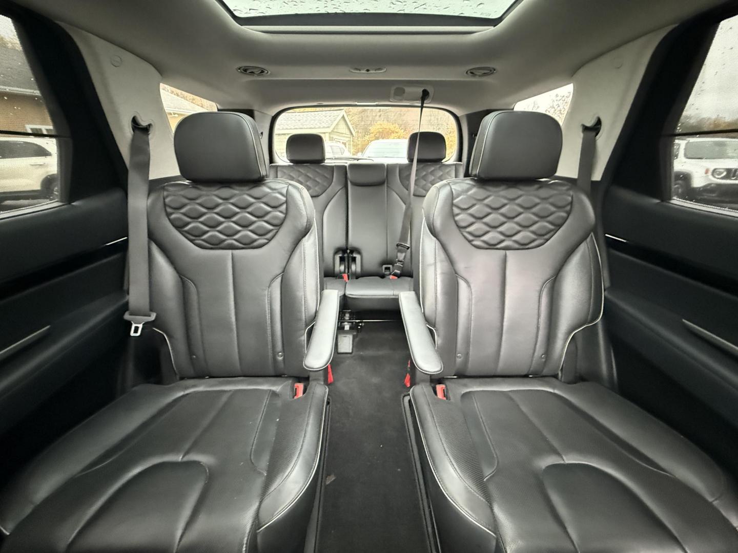 2021 Gray /Black Hyundai Palisade Limited AWD (KM8R5DHE8MU) with an 3.8L V6 DOHC 24V engine, Automatic transmission, located at 11115 Chardon Rd. , Chardon, OH, 44024, (440) 214-9705, 41.580246, -81.241943 - 2021 Hyundai Palisade Limited AWD – Luxury, Technology, and Family-Ready Performance Elevate your driving experience with this 2021 Hyundai Palisade Limited AWD, blending premium comfort, advanced safety, and impressive versatility. Powered by a smooth 3.8L GDI V6 engine paired with an 8-speed - Photo#38