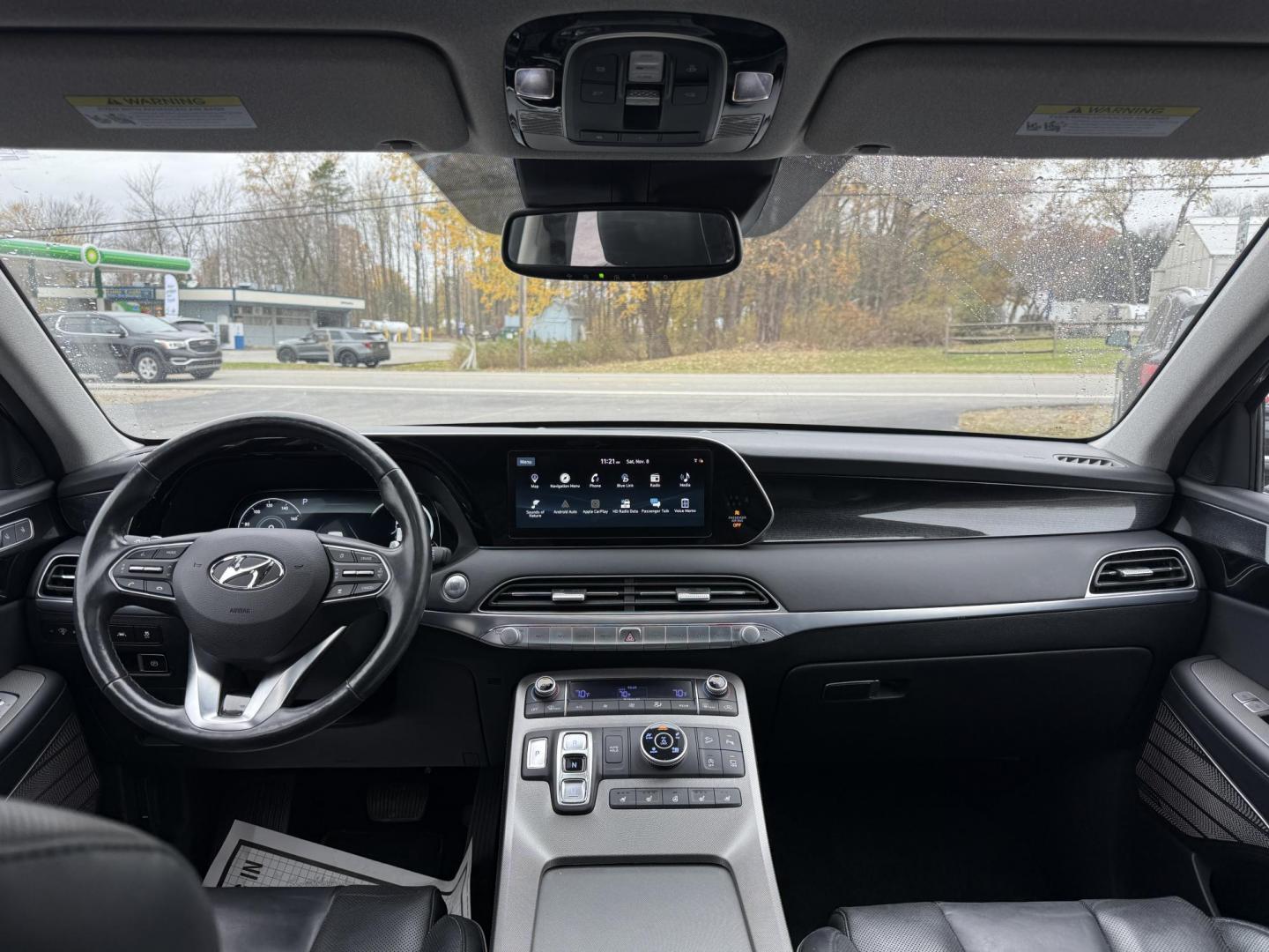 2021 Gray /Black Hyundai Palisade Limited AWD (KM8R5DHE8MU) with an 3.8L V6 DOHC 24V engine, Automatic transmission, located at 11115 Chardon Rd. , Chardon, OH, 44024, (440) 214-9705, 41.580246, -81.241943 - 2021 Hyundai Palisade Limited AWD – Luxury, Technology, and Family-Ready Performance Elevate your driving experience with this 2021 Hyundai Palisade Limited AWD, blending premium comfort, advanced safety, and impressive versatility. Powered by a smooth 3.8L GDI V6 engine paired with an 8-speed - Photo#44