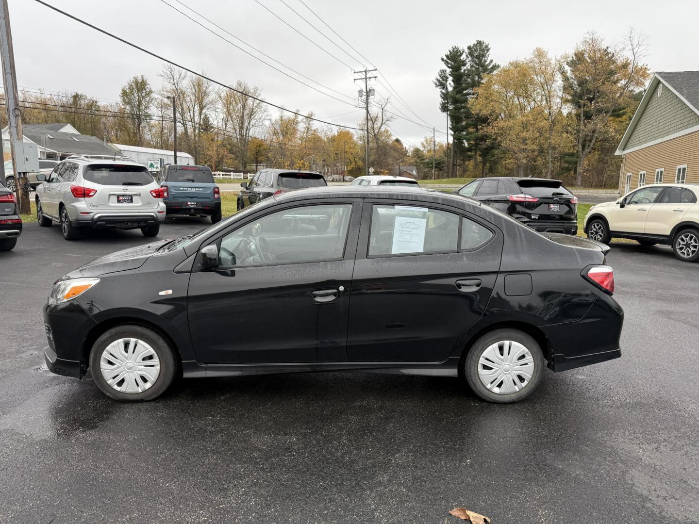 2021 Black /Black Mitsubishi Mirage G4 ES Auto (ML32FUFJ6MH) with an 1.2L I3 DOHC engine, Automatic transmission, located at 11115 Chardon Rd. , Chardon, OH, 44024, (440) 214-9705, 41.580246, -81.241943 - 2021 Mitsubishi Mirage G4 ES – Efficient, Compact, and Packed with Safety Features Discover an affordable and reliable ride with this 2021 Mitsubishi Mirage G4 ES. Powered by a fuel-efficient 1.2L I3 engine and equipped with Sport Mode, this sedan delivers an impressive 37 MPG combined and 41 M - Photo#13