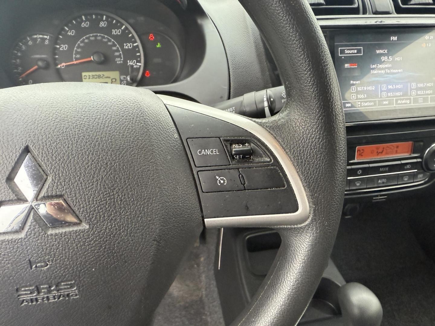 2021 Black /Black Mitsubishi Mirage G4 ES Auto (ML32FUFJ6MH) with an 1.2L I3 DOHC engine, Automatic transmission, located at 11115 Chardon Rd. , Chardon, OH, 44024, (440) 214-9705, 41.580246, -81.241943 - 2021 Mitsubishi Mirage G4 ES – Efficient, Compact, and Packed with Safety Features Discover an affordable and reliable ride with this 2021 Mitsubishi Mirage G4 ES. Powered by a fuel-efficient 1.2L I3 engine and equipped with Sport Mode, this sedan delivers an impressive 37 MPG combined and 41 M - Photo#24