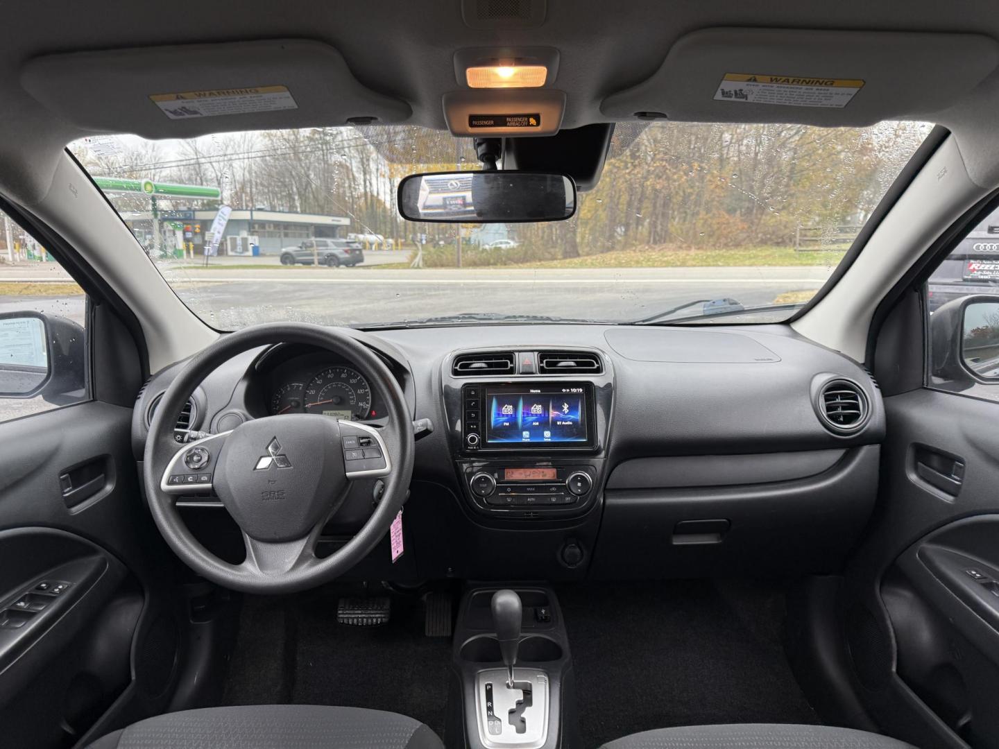 2021 Black /Black Mitsubishi Mirage G4 ES Auto (ML32FUFJ6MH) with an 1.2L I3 DOHC engine, Automatic transmission, located at 11115 Chardon Rd. , Chardon, OH, 44024, (440) 214-9705, 41.580246, -81.241943 - 2021 Mitsubishi Mirage G4 ES – Efficient, Compact, and Packed with Safety Features Discover an affordable and reliable ride with this 2021 Mitsubishi Mirage G4 ES. Powered by a fuel-efficient 1.2L I3 engine and equipped with Sport Mode, this sedan delivers an impressive 37 MPG combined and 41 M - Photo#33