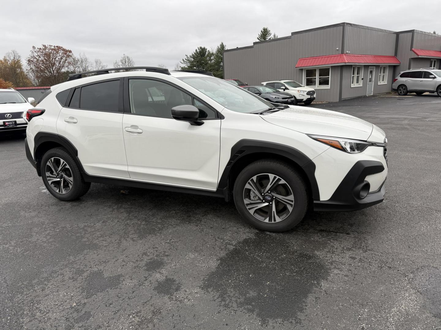 2024 White /Black Subaru Crosstrek 2.0i Premium CVT (JF2GUADC7RH) with an 2.0L I4 DOHC 16V engine, Automatic transmission, located at 11115 Chardon Rd. , Chardon, OH, 44024, (440) 214-9705, 41.580246, -81.241943 - One Owner – 2024 Subaru Crosstrek Premium – Adventure-Ready, Fuel-Efficient, and Loaded with Tech Discover the perfect blend of capability, comfort, and modern technology with this 2024 Subaru Crosstrek Premium. Powered by a lively 2.0L H4 engine and equipped with Subaru’s symmetrical AWD s - Photo#3