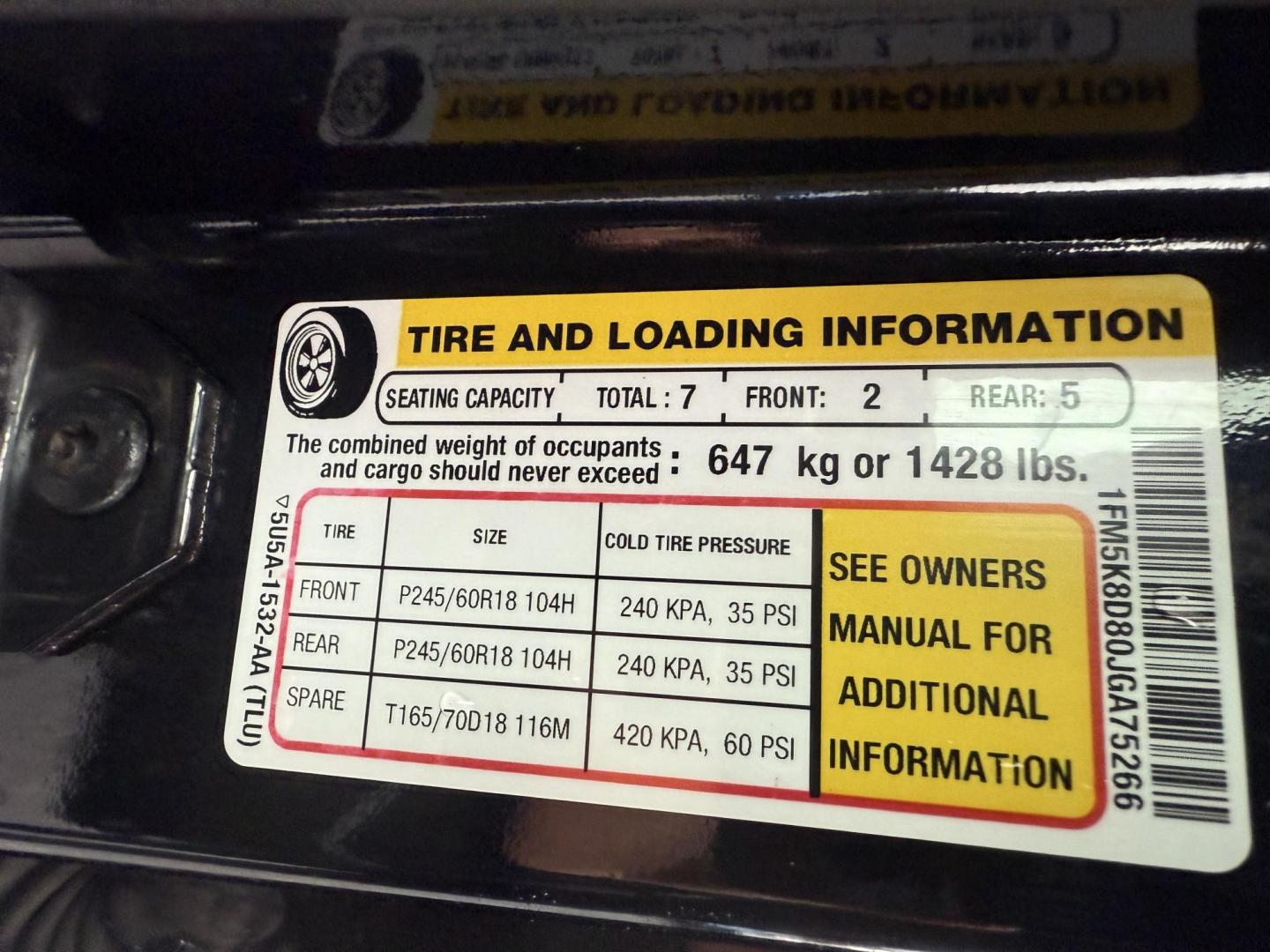 2018 Black /Black Ford Explorer XLT 4WD (1FM5K8D80JG) with an 3.5L V6 DOHC 24V engine, Automatic transmission, located at 11115 Chardon Rd. , Chardon, OH, 44024, (440) 214-9705, 41.580246, -81.241943 - 2018 Ford Explorer XLT 4WD – Versatile, Comfortable, and Ready for Adventure Experience the perfect combination of capability, comfort, and practicality with this 2018 Ford Explorer XLT 4WD. Powered by a reliable 3.5L V6 engine and paired with a smooth 6-speed automatic transmission, this SUV o - Photo#20