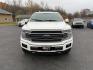 2018 White /Blue Ford F-150 Limited SuperCrew 5.5-ft. Bed 4WD (1FTEW1EG0JF) with an 3.5L V6 Twin Turbo engine, Automatic transmission, located at 11115 Chardon Rd. , Chardon, OH, 44024, (440) 214-9705, 41.580246, -81.241943 - 2018 Ford F-150 Limited Crew Cab 4WD – Luxury, Power, and Unmatched Capability Experience the ultimate in pickup truck luxury and performance with this 2018 Ford F-150 Limited Crew Cab 4WD. Powered by a robust 3.5L Twin Turbo EcoBoost V6 engine and paired with a 10-speed automatic transmission, - Photo#1