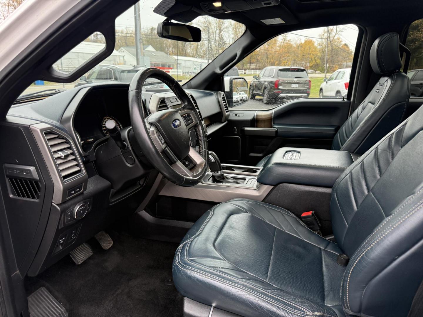 2018 White /Blue Ford F-150 Limited SuperCrew 5.5-ft. Bed 4WD (1FTEW1EG0JF) with an 3.5L V6 Twin Turbo engine, Automatic transmission, located at 11115 Chardon Rd. , Chardon, OH, 44024, (440) 214-9705, 41.580246, -81.241943 - 2018 Ford F-150 Limited Crew Cab 4WD – Luxury, Power, and Unmatched Capability Experience the ultimate in pickup truck luxury and performance with this 2018 Ford F-150 Limited Crew Cab 4WD. Powered by a robust 3.5L Twin Turbo EcoBoost V6 engine and paired with a 10-speed automatic transmission, - Photo#20
