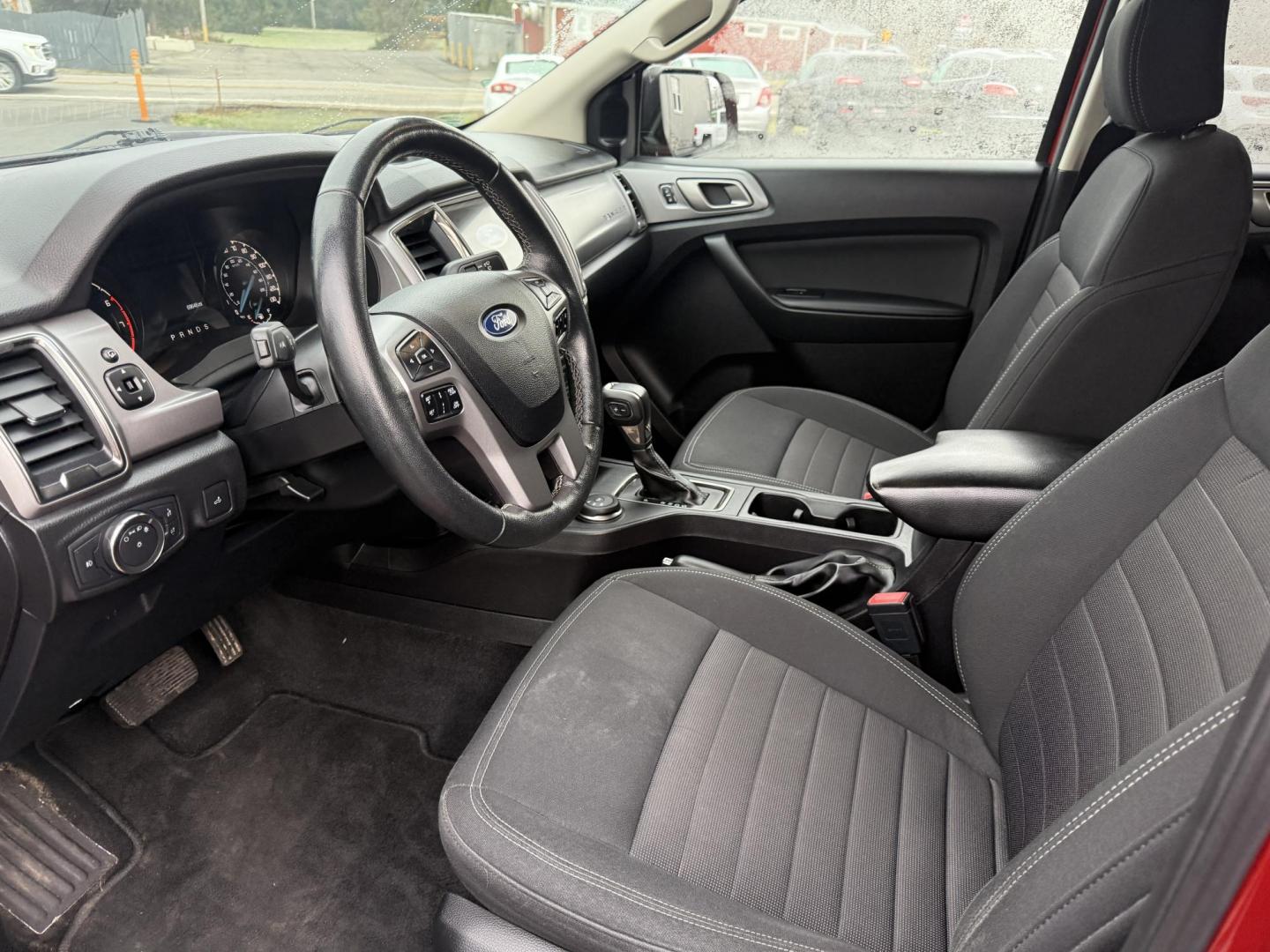 2019 Red /Black Ford Ranger XLT SuperCrew 4WD (1FTER4FH1KL) with an 2.3L I4 DOHC 16V Turbo engine, Automatic transmission, located at 11115 Chardon Rd. , Chardon, OH, 44024, (440) 214-9705, 41.580246, -81.241943 - One Owner – 2019 Ford Ranger XLT Crew Cab 4WD – Rugged Capability, Modern Technology, and Off-Road Adventure Ready Conquer any terrain with confidence in this 2019 Ford Ranger XLT Crew Cab 4WD. Powered by a responsive 2.3L Turbocharged EcoBoost I4 engine and paired with a 10-speed automatic t - Photo#17