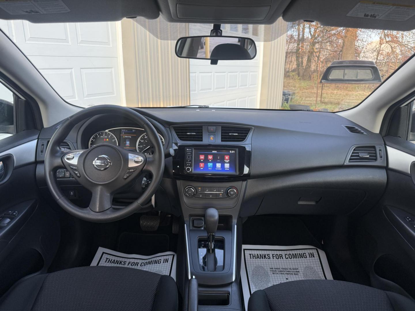 2019 White /Black Nissan Sentra S CVT (3N1AB7AP8KY) with an 1.8L I4 SFI DOHC 16V engine, Automatic transmission, located at 547 E. Main St., Orwell, OH, 44076, (440) 437-5893, 41.535435, -80.847855 - 2019 Nissan Sentra S – Efficient, Safe, and Smartly Equipped Enjoy reliability and impressive efficiency in this 2019 Nissan Sentra S. Powered by a fuel-sipping 1.8L I4 engine with ECO mode, this sedan delivers an outstanding 32 MPG combined and up to 37 MPG highway—making it the ideal choice - Photo#34