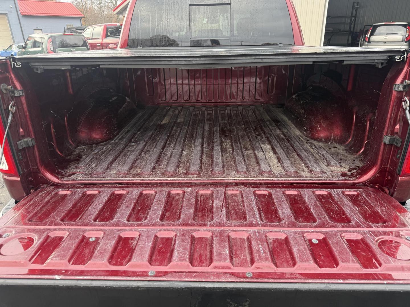 2019 Red /Black RAM 1500 Big Horn Crew Cab SWB 4WD (1C6SRFFT5KN) with an 5.7L V8 OHV 16V engine, Automatic transmission, located at 547 E. Main St., Orwell, OH, 44076, (440) 437-5893, 41.535435, -80.847855 - 2019 Ram 1500 Big Horn Crew Cab 4WD – Bold Power, Premium Comfort, and Rugged Capability Take command of the road with this 2019 Ram 1500 Big Horn Crew Cab 4WD. Powered by the legendary 5.7L HEMI V8 engine delivering 395 horsepower and 410 lb-ft of torque, this truck is built to tackle any task - Photo#10