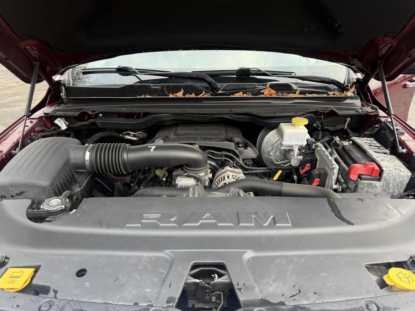 2019 Red /Black RAM 1500 Big Horn Crew Cab SWB 4WD (1C6SRFFT5KN) with an 5.7L V8 OHV 16V engine, Automatic transmission, located at 547 E. Main St., Orwell, OH, 44076, (440) 437-5893, 41.535435, -80.847855 - 2019 Ram 1500 Big Horn Crew Cab 4WD – Bold Power, Premium Comfort, and Rugged Capability Take command of the road with this 2019 Ram 1500 Big Horn Crew Cab 4WD. Powered by the legendary 5.7L HEMI V8 engine delivering 395 horsepower and 410 lb-ft of torque, this truck is built to tackle any task - Photo#16