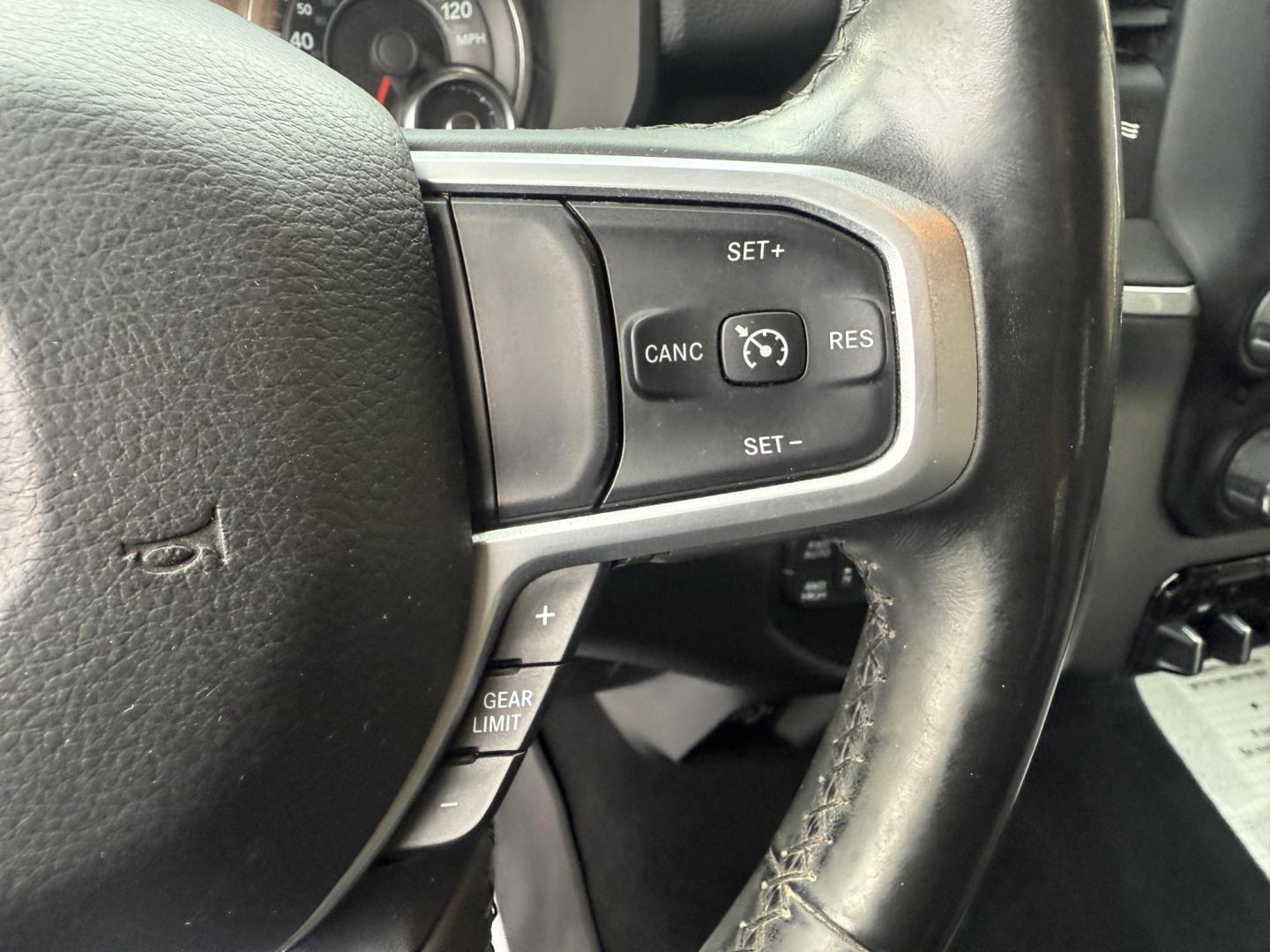 2019 Red /Black RAM 1500 Big Horn Crew Cab SWB 4WD (1C6SRFFT5KN) with an 5.7L V8 OHV 16V engine, Automatic transmission, located at 547 E. Main St., Orwell, OH, 44076, (440) 437-5893, 41.535435, -80.847855 - 2019 Ram 1500 Big Horn Crew Cab 4WD – Bold Power, Premium Comfort, and Rugged Capability Take command of the road with this 2019 Ram 1500 Big Horn Crew Cab 4WD. Powered by the legendary 5.7L HEMI V8 engine delivering 395 horsepower and 410 lb-ft of torque, this truck is built to tackle any task - Photo#26