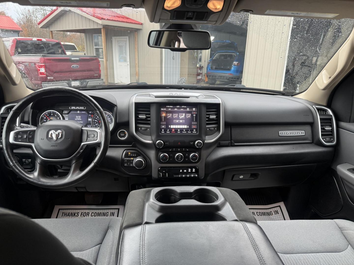 2019 Red /Black RAM 1500 Big Horn Crew Cab SWB 4WD (1C6SRFFT5KN) with an 5.7L V8 OHV 16V engine, Automatic transmission, located at 547 E. Main St., Orwell, OH, 44076, (440) 437-5893, 41.535435, -80.847855 - 2019 Ram 1500 Big Horn Crew Cab 4WD – Bold Power, Premium Comfort, and Rugged Capability Take command of the road with this 2019 Ram 1500 Big Horn Crew Cab 4WD. Powered by the legendary 5.7L HEMI V8 engine delivering 395 horsepower and 410 lb-ft of torque, this truck is built to tackle any task - Photo#43