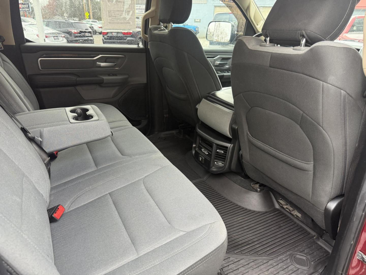 2019 Red /Black RAM 1500 Big Horn Crew Cab SWB 4WD (1C6SRFFT5KN) with an 5.7L V8 OHV 16V engine, Automatic transmission, located at 547 E. Main St., Orwell, OH, 44076, (440) 437-5893, 41.535435, -80.847855 - 2019 Ram 1500 Big Horn Crew Cab 4WD – Bold Power, Premium Comfort, and Rugged Capability Take command of the road with this 2019 Ram 1500 Big Horn Crew Cab 4WD. Powered by the legendary 5.7L HEMI V8 engine delivering 395 horsepower and 410 lb-ft of torque, this truck is built to tackle any task - Photo#44