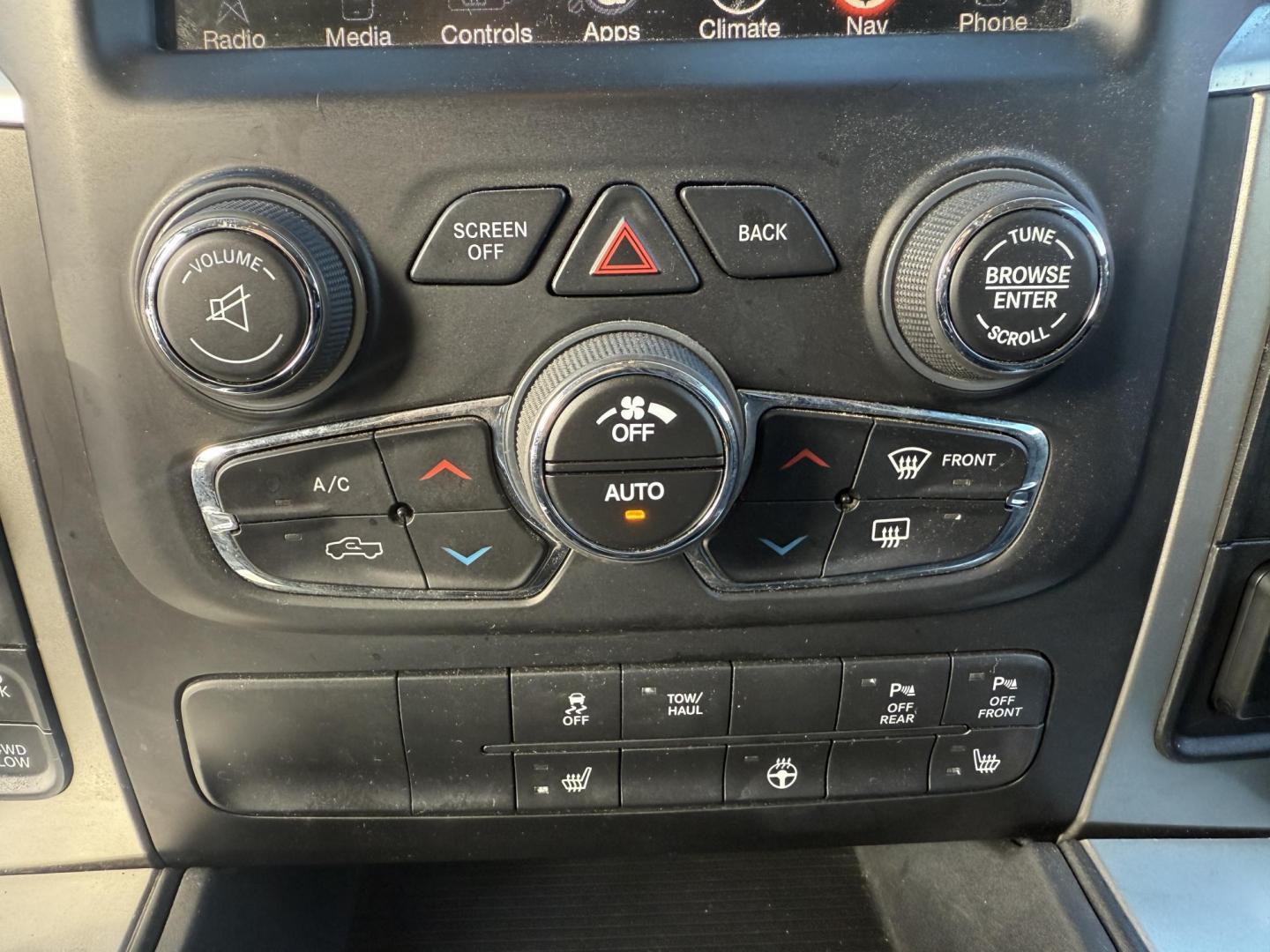 2016 Black /Gray RAM 1500 Big Horn Crew Cab SWB 4WD (3C6RR7LT8GG) with an 5.7L V8 OHV 16V engine, Automatic transmission, located at 11115 Chardon Rd. , Chardon, OH, 44024, (440) 214-9705, 41.580246, -81.241943 - 2016 Ram 1500 Big Horn Crew Cab 4WD – Powerful, Comfortable, and Ready for Heavy Duty Tackle your toughest jobs with confidence in this 2016 Ram 1500 Big Horn Crew Cab. Powered by a mighty 5.7L HEMI V8 engine producing 395 horsepower and 410 lb-ft of torque, combined with an 8-speed automatic t - Photo#35