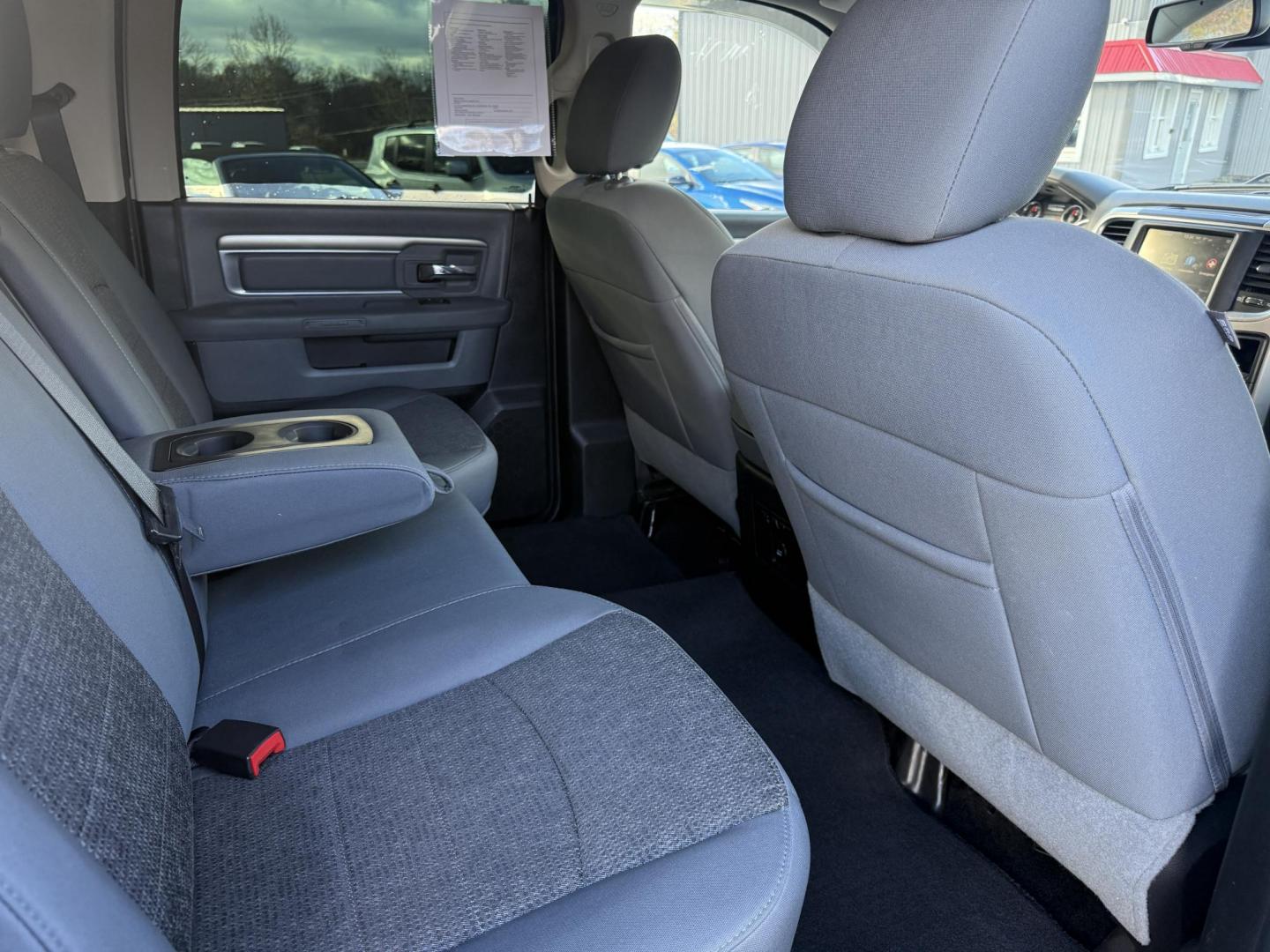 2016 Black /Gray RAM 1500 Big Horn Crew Cab SWB 4WD (3C6RR7LT8GG) with an 5.7L V8 OHV 16V engine, Automatic transmission, located at 11115 Chardon Rd. , Chardon, OH, 44024, (440) 214-9705, 41.580246, -81.241943 - 2016 Ram 1500 Big Horn Crew Cab 4WD – Powerful, Comfortable, and Ready for Heavy Duty Tackle your toughest jobs with confidence in this 2016 Ram 1500 Big Horn Crew Cab. Powered by a mighty 5.7L HEMI V8 engine producing 395 horsepower and 410 lb-ft of torque, combined with an 8-speed automatic t - Photo#44