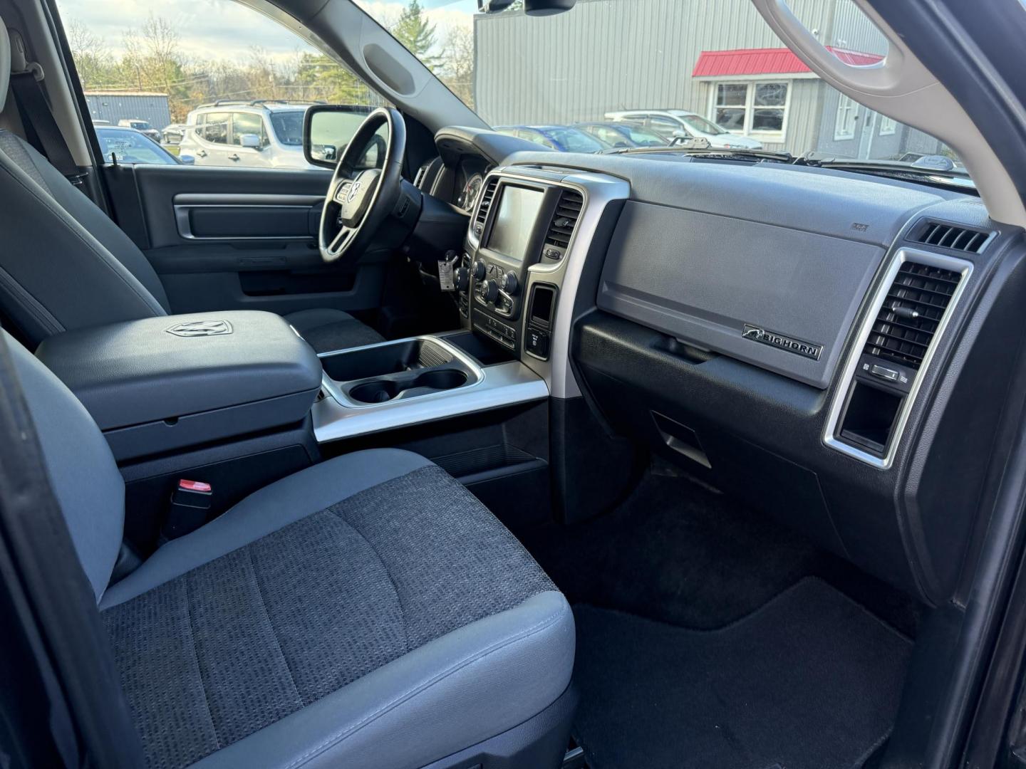 2016 Black /Gray RAM 1500 Big Horn Crew Cab SWB 4WD (3C6RR7LT8GG) with an 5.7L V8 OHV 16V engine, Automatic transmission, located at 11115 Chardon Rd. , Chardon, OH, 44024, (440) 214-9705, 41.580246, -81.241943 - 2016 Ram 1500 Big Horn Crew Cab 4WD – Powerful, Comfortable, and Ready for Heavy Duty Tackle your toughest jobs with confidence in this 2016 Ram 1500 Big Horn Crew Cab. Powered by a mighty 5.7L HEMI V8 engine producing 395 horsepower and 410 lb-ft of torque, combined with an 8-speed automatic t - Photo#46