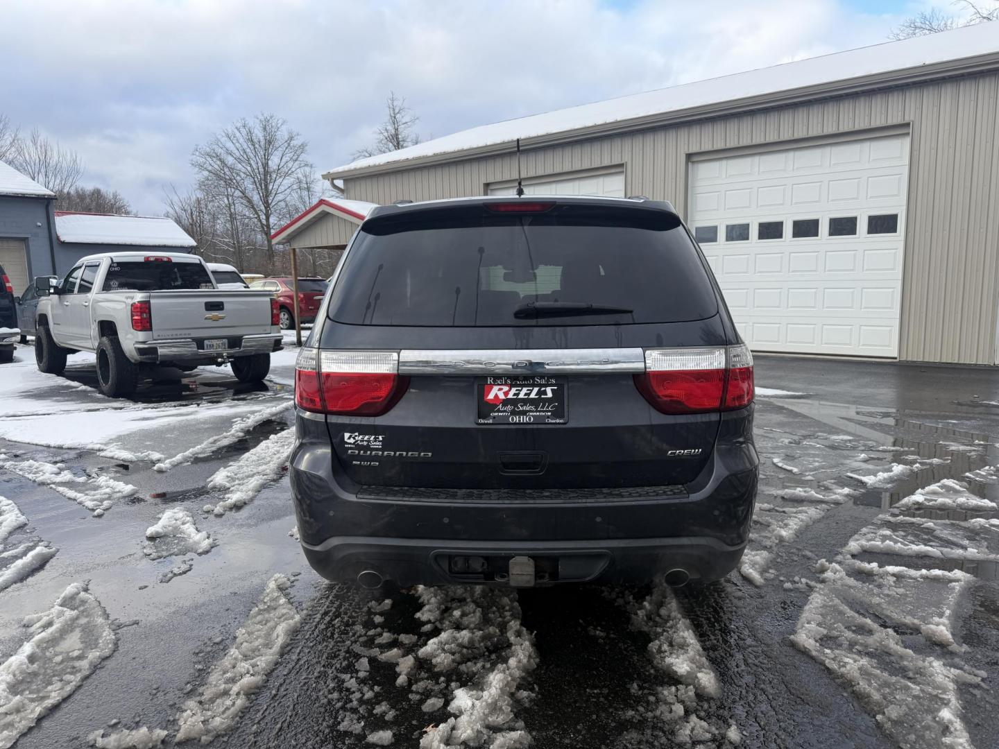 2013 Gray /Black Dodge Durango Crew AWD (1C4SDJDT9DC) with an 5.7L V8 OHV 16V engine, 5-Speed Automatic transmission, located at 547 E. Main St., Orwell, OH, 44076, (440) 437-5893, 41.535435, -80.847855 - 2013 Dodge Durango Crew AWD – Powerful Performance, Family Comfort, and Versatile Capability Take on every adventure in style with this 2013 Dodge Durango Crew AWD. Featuring a robust 5.7L HEMI V8 engine and a 5-speed automatic transmission, this SUV delivers impressive power and a 7,200-pound - Photo#8