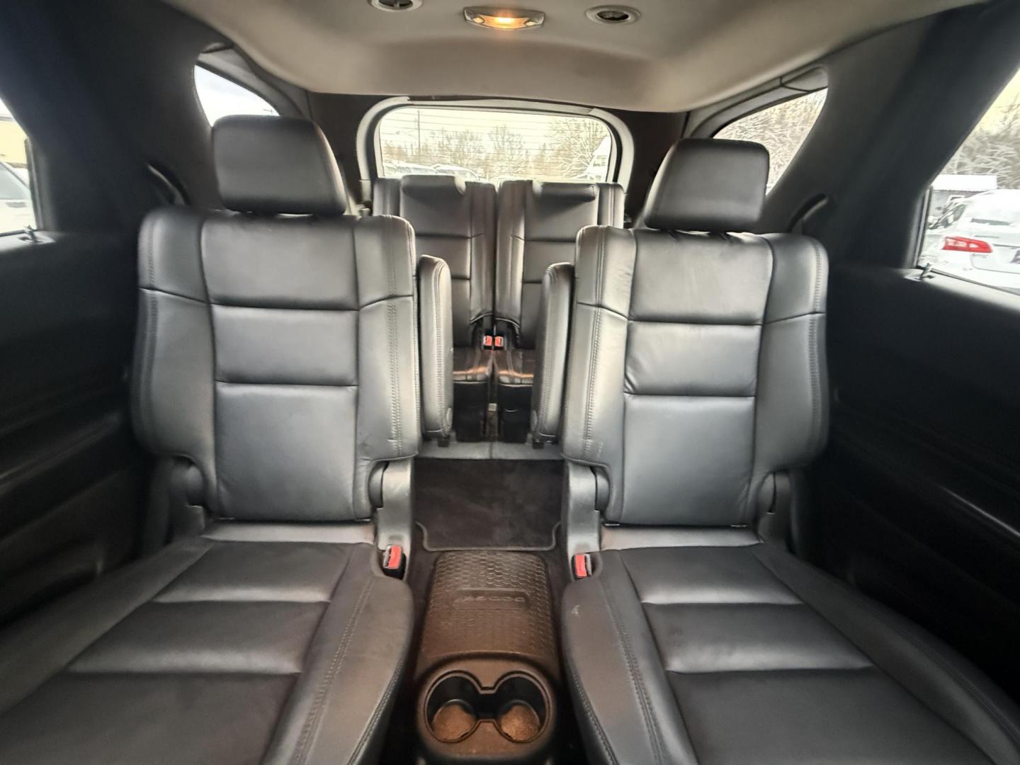 2013 Gray /Black Dodge Durango Crew AWD (1C4SDJDT9DC) with an 5.7L V8 OHV 16V engine, 5-Speed Automatic transmission, located at 547 E. Main St., Orwell, OH, 44076, (440) 437-5893, 41.535435, -80.847855 - 2013 Dodge Durango Crew AWD – Powerful Performance, Family Comfort, and Versatile Capability Take on every adventure in style with this 2013 Dodge Durango Crew AWD. Featuring a robust 5.7L HEMI V8 engine and a 5-speed automatic transmission, this SUV delivers impressive power and a 7,200-pound - Photo#38