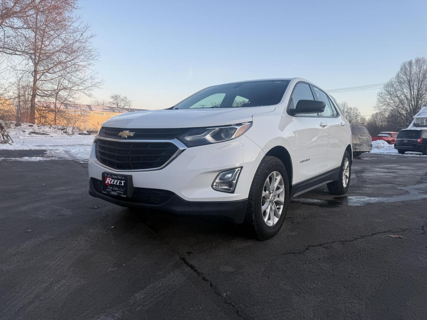 2019 White /White Chevrolet Equinox LS AWD (3GNAXSEV9KS) with an 1.5L I4 DOHC 16V TURBO engine, Automatic transmission, located at 547 E. Main St., Orwell, OH, 44076, (440) 437-5893, 41.535435, -80.847855 - One Owner ---- 2019 Chevrolet Equinox LS AWD – Efficient, Versatile, and Connected for Everyday Driving Enjoy the perfect blend of fuel efficiency, capability, and modern technology with this 2019 Chevrolet Equinox LS AWD. Featuring a responsive 1.5L Turbocharged EcoTec I4 engine paired with a - Photo#0